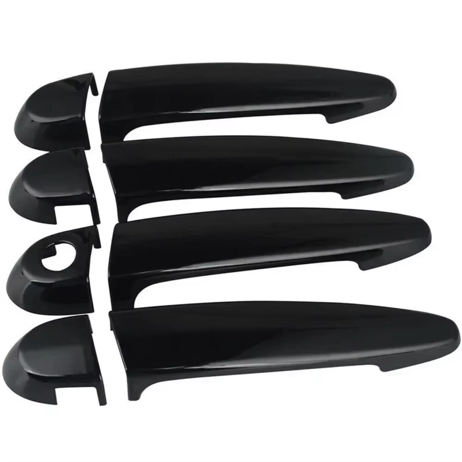 FVOIRSS Outer Door Handle Compatible with BMW for X1 for X2 for X3 4Pcs/Set Car Exterior Door Handle Cover Decoration Sticker Protector Styling Replacement