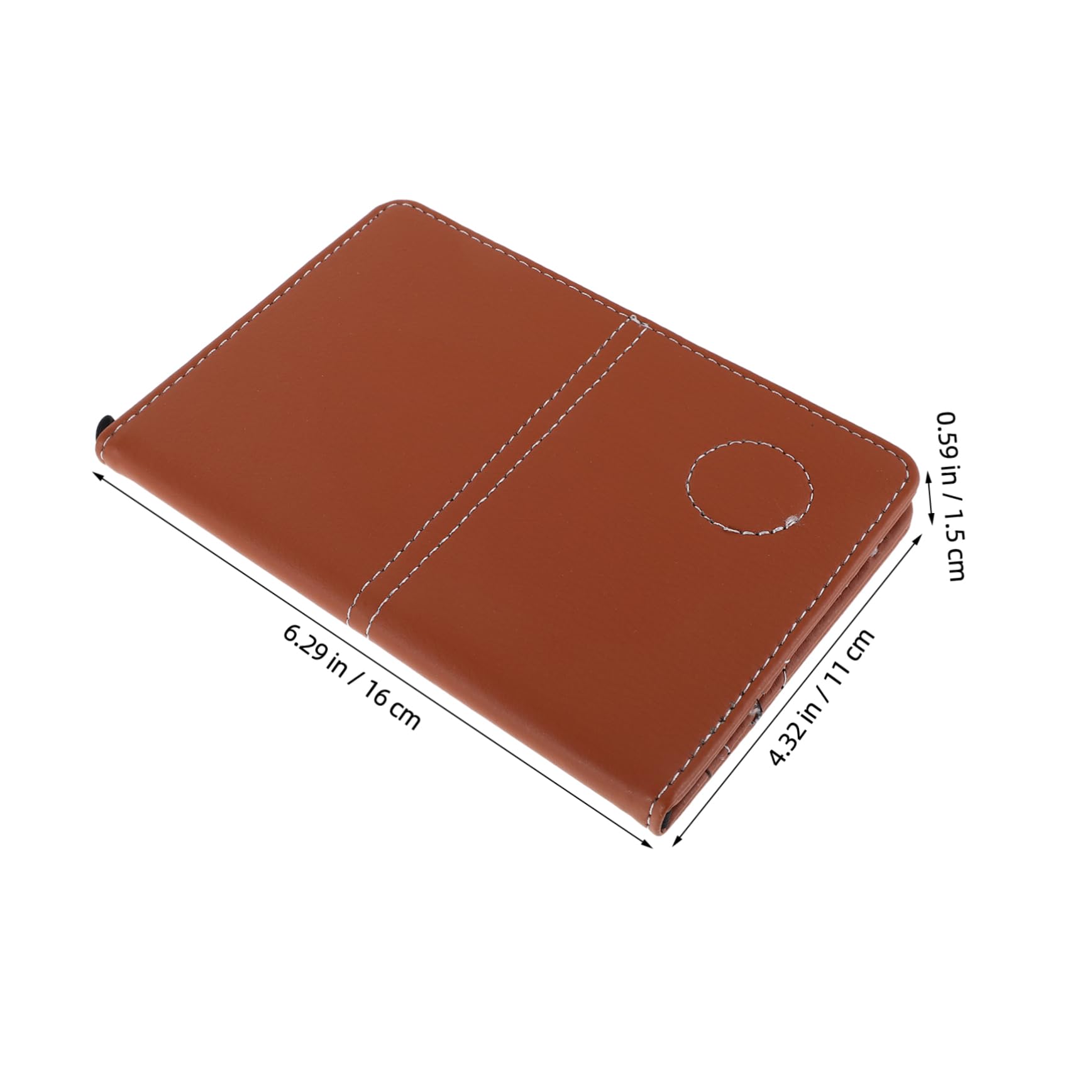 VICASKY Pu Golf Score Recording Book Scorecard Holder for Tournaments Elegant Design Your Game Compact Accessory