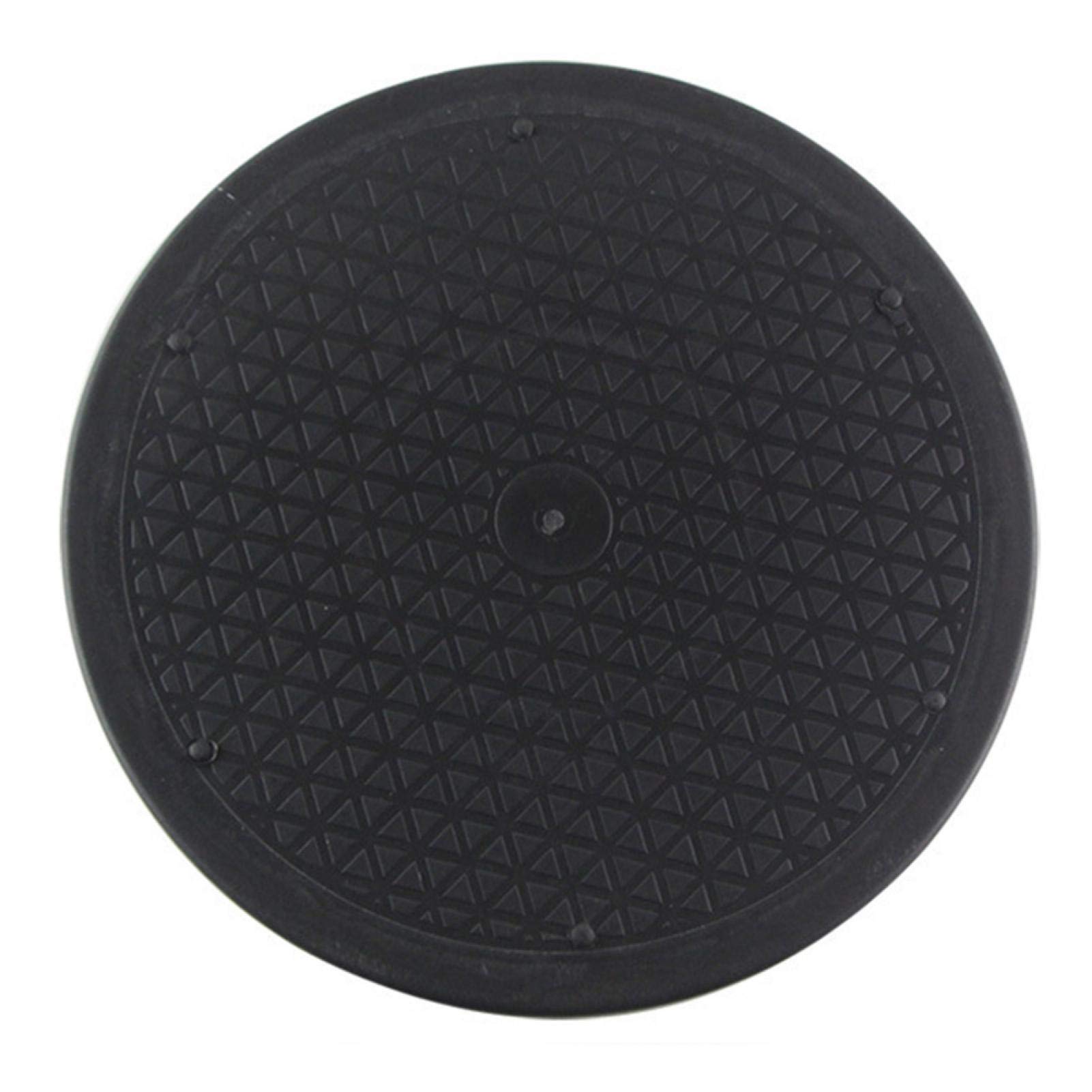 GeKLok Multi-use Heavy Duty 360° Rotating Swivel Stand Turntable, 30cm Swivel Base Rotating Platform with Steel Ball Bearings for Big Screen TV Computer Monitor Lazy Susan(Black)