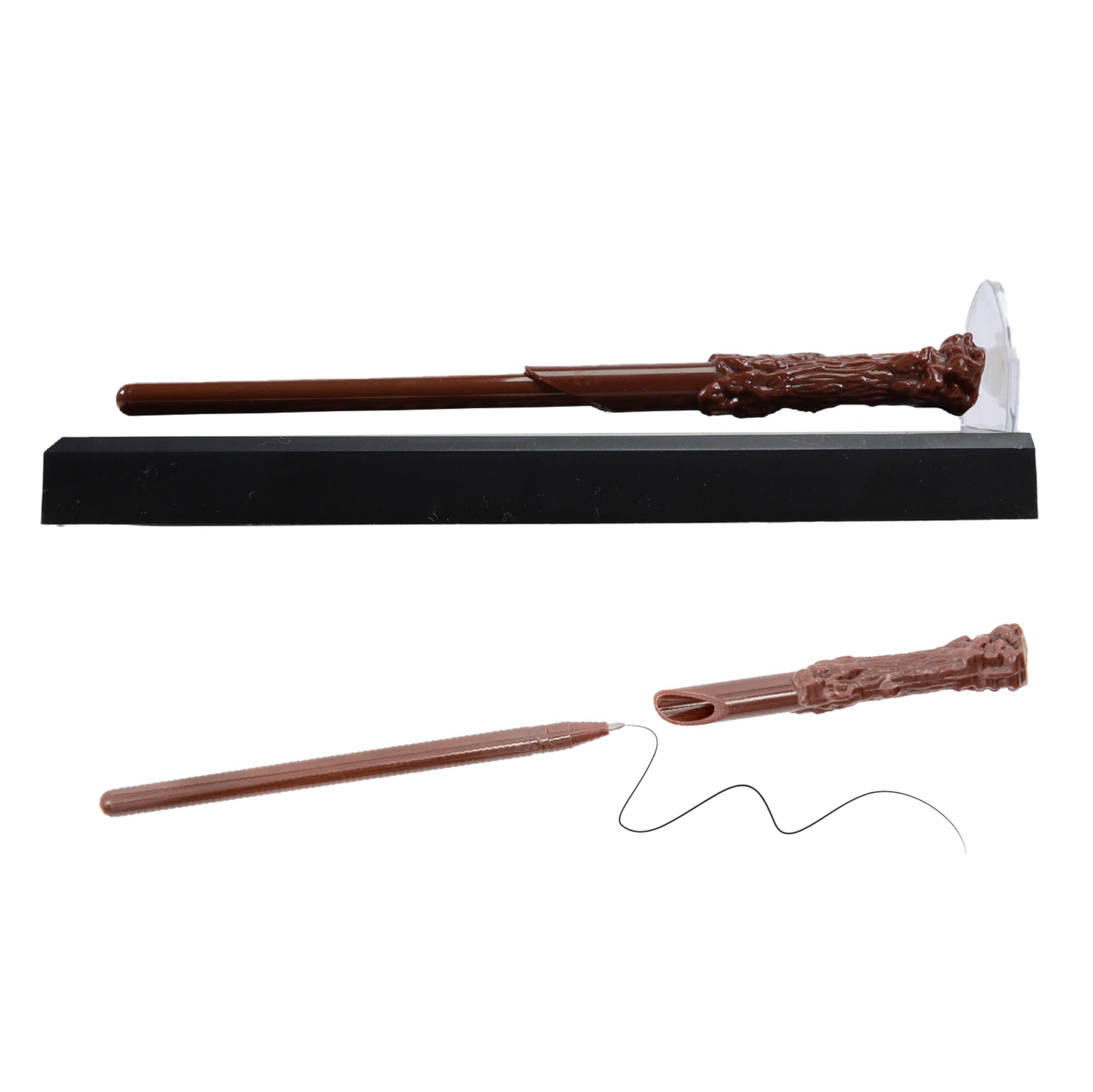 Harry Potter Magic Levitating Wand Pen with Display Stand, Collectible Stationery Writing Set Desk Accessories