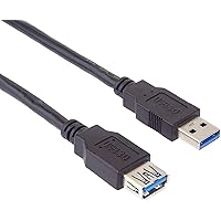 PremiumCord Cavo di Prolunga USB 3.0 5m, Cavo Dati Superspeed ​​​​​​Fino a 5 Gbit/s