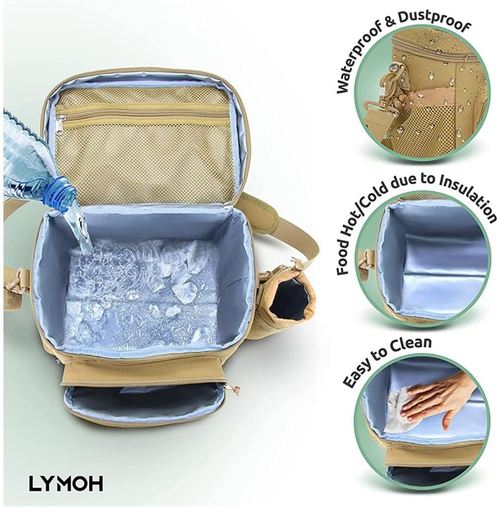 JSEIAJB Outdoor Portable Lunch Bag Ice Packaging Water Refrigeration Insulation Multifunctional Beverage Picnic Bag