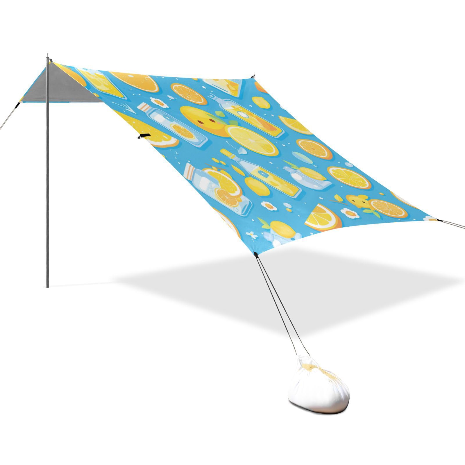 Tente de plage et auvent grand abri solaire portable de parc