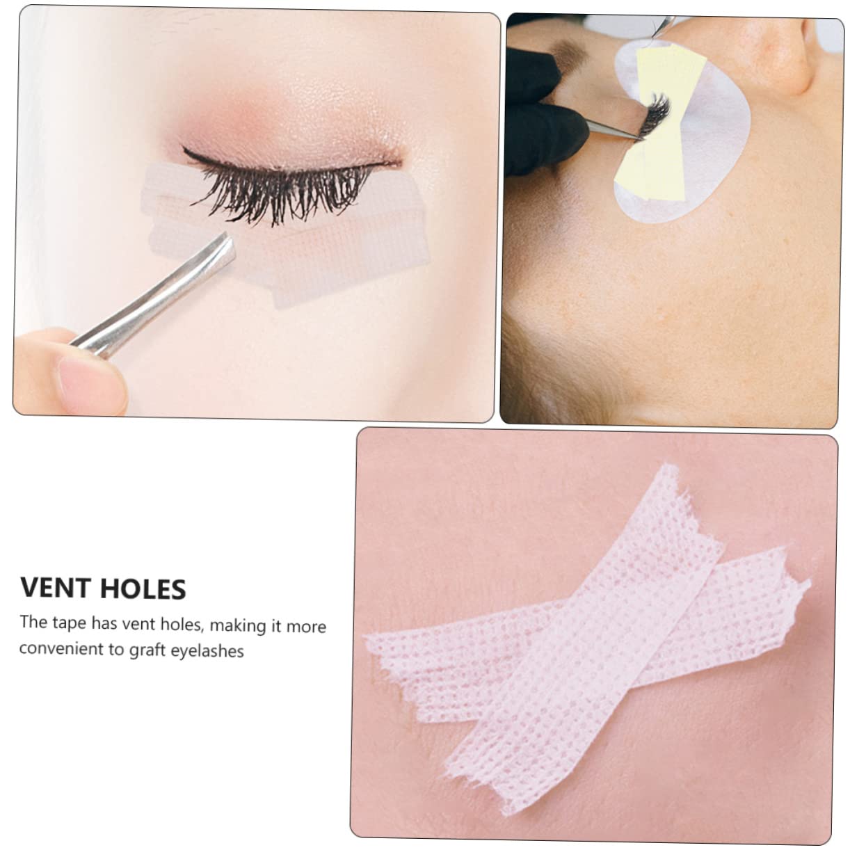 MAGICLULU 18rollos Cinta Transpirable Para Extensiones De Pestañas De Gel Para Aislamiento De Pestañas Para Salones y Casa Sin Irritaciones Alta Transpirabilidad