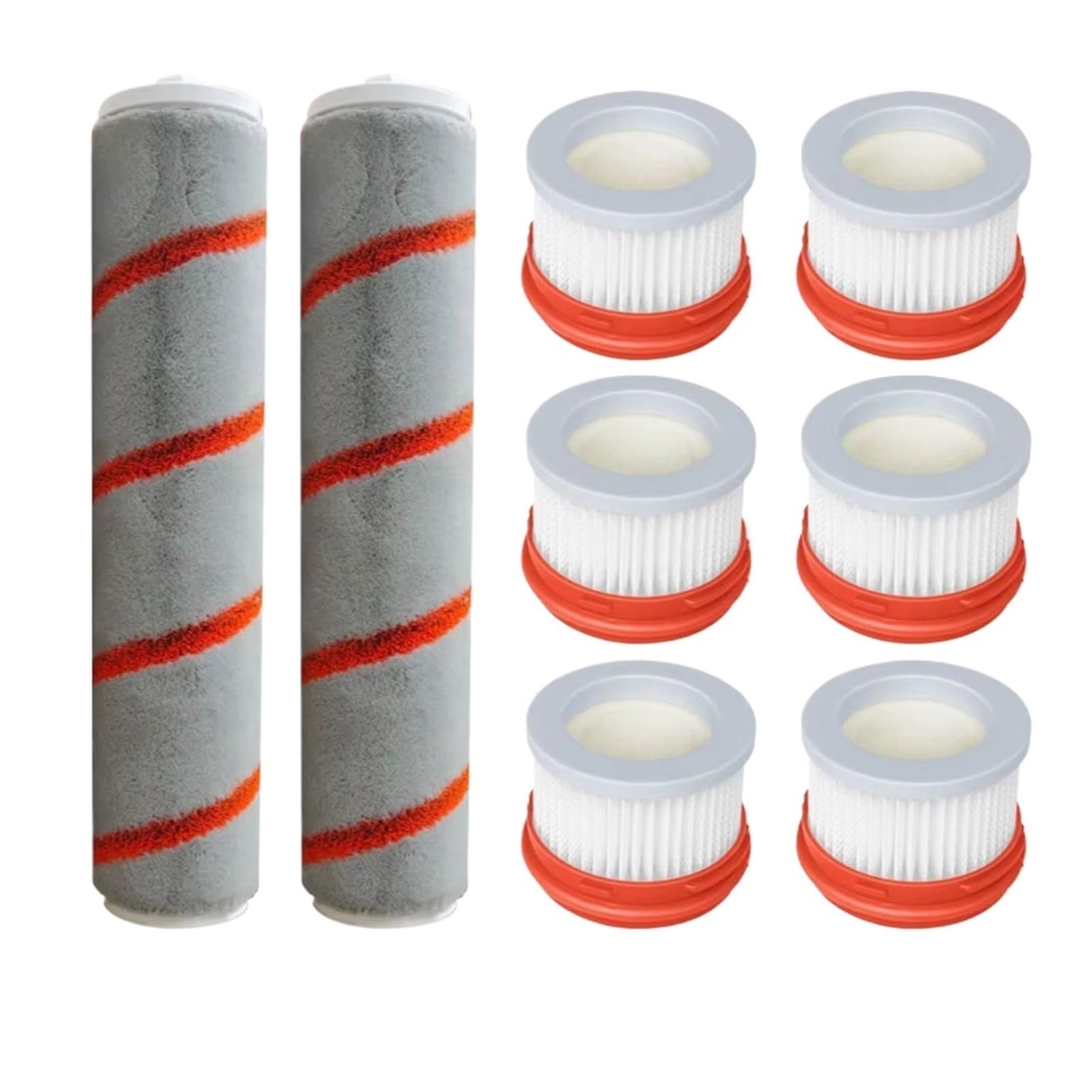 Kit De Filtros De Cepillo De Rodillo, Compatible Con Xiaomi, Compatible Con Dreame, V8 V9 V9B V9P XR V10 V11 V16, Piezas De Repuesto De Aspiradora(8pcs)