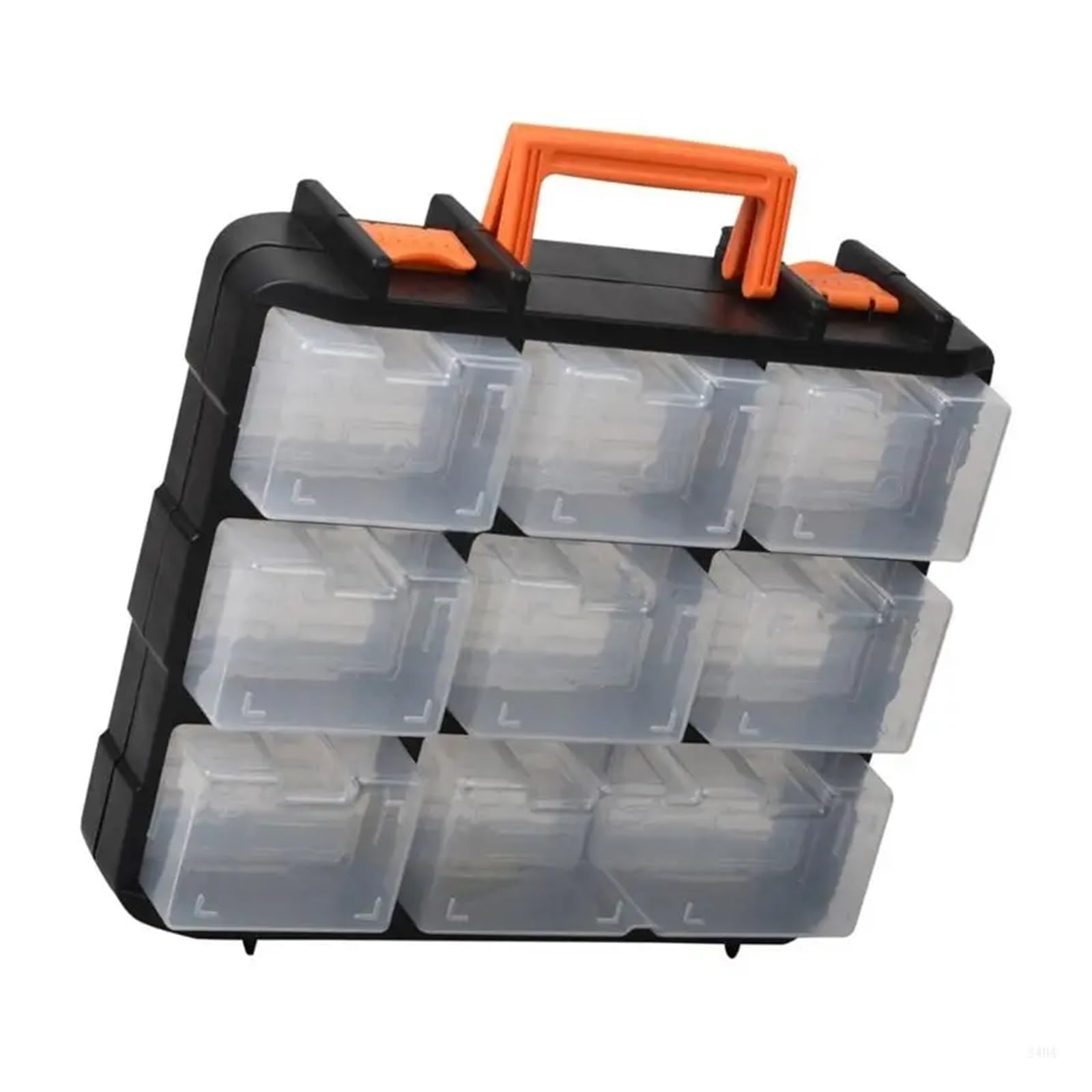 EMHSJSYVB Portable Tool Storage Box With Multiple Compartments And Removable Dividers For Screws Bolts