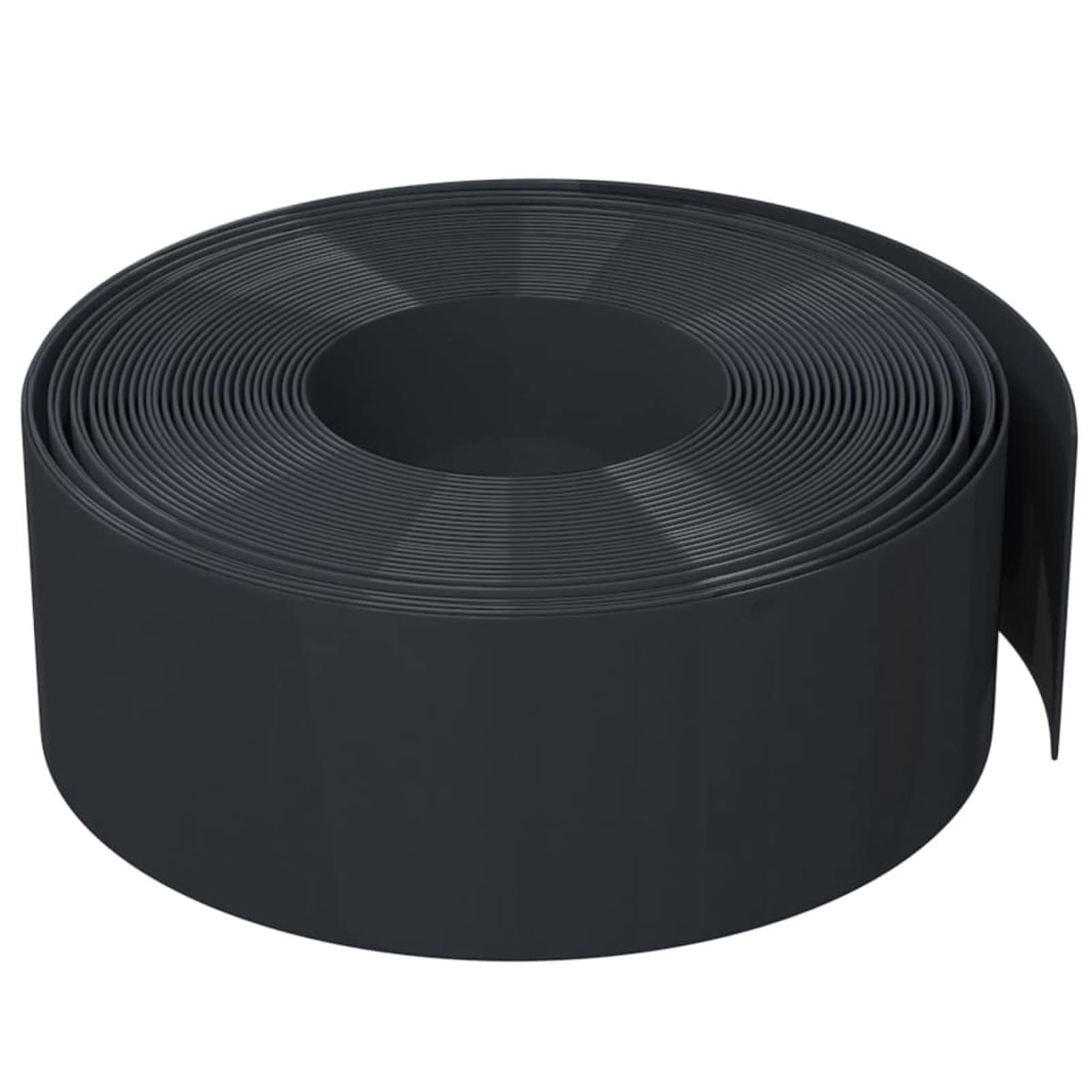 BaraSh Beeteinfassung Rasenkanten 3 STK. Schwarz 10 m 20 cm Polyethylen Beetumrandung Kunststoff Garten Beeteinfassung