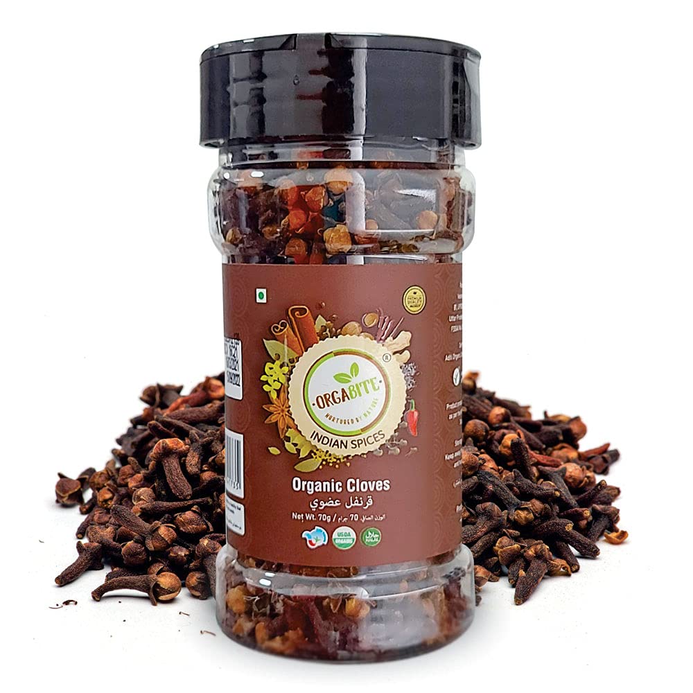 Orgabite Organic Cloves 70g - Organic Healthy Spices