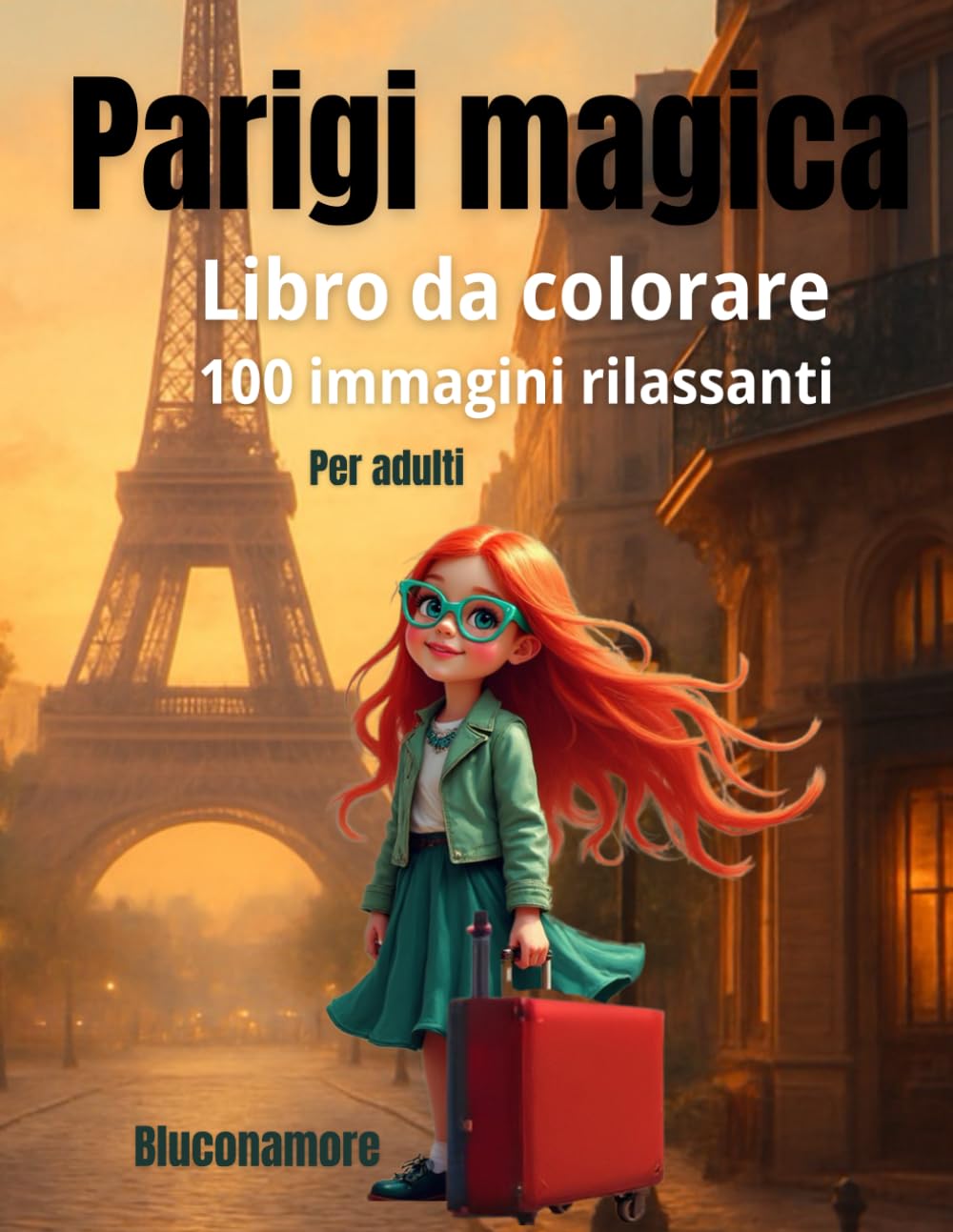 Libro da colorare Parigi magica - 100 Immagini rilassanti per adulti: Disegni Line Art Viaggia tra i monumenti più belli della città dell'amore