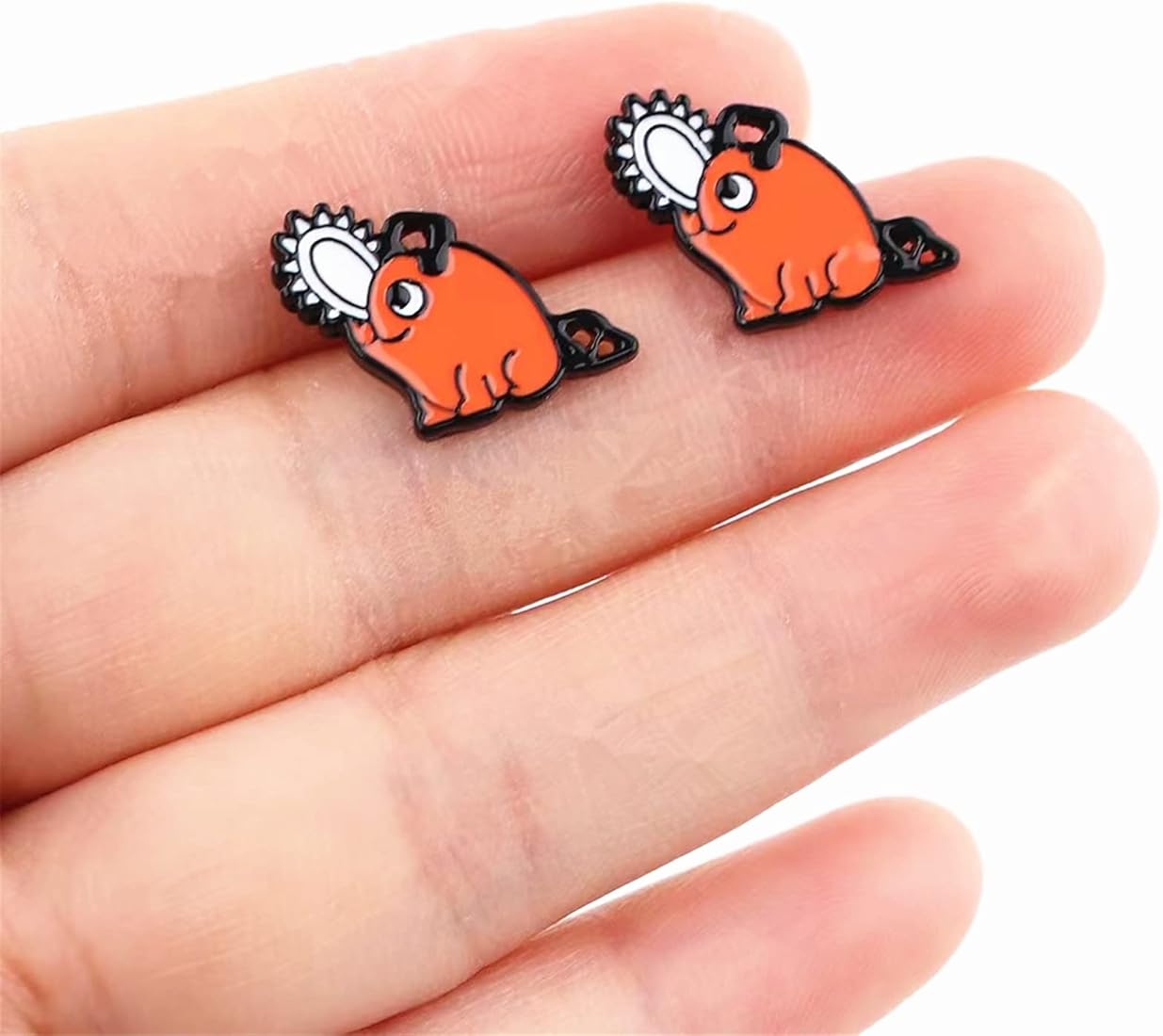 まで値下げ中⭐︎超美品 ☆クマさんとロックな猫ちゃんイヤリング