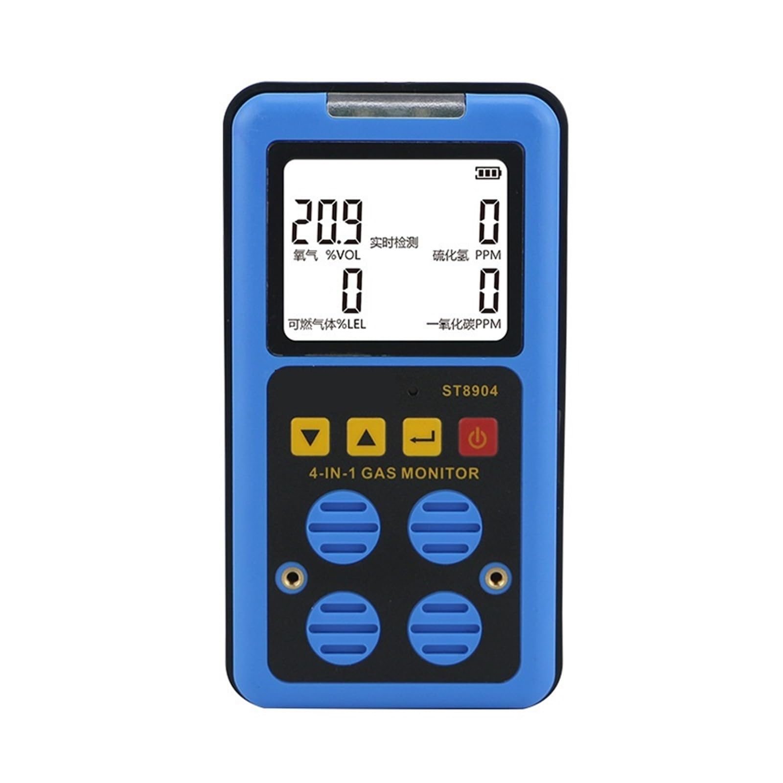 monitor di co2, L'attrezzatura Industriale Per Il Monitoraggio Dei Gas ST8904 Rileva Più, Rilevatore Di CO/H2S/O2/LEL Con Spia per casa, ufficio, auto