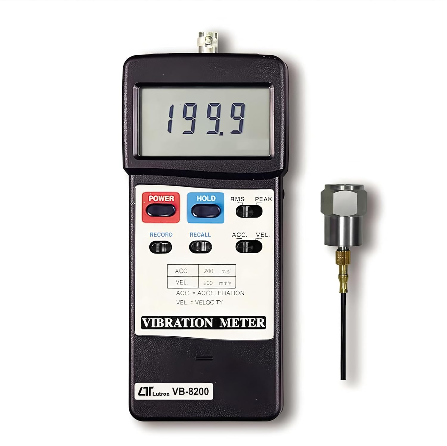 Vibration Analyzer Vibration Tester VB-8200 Portable Vibration Meter Tester Measures velocity and acceleration range of 10 Hz to 1 kHz with RS232 Color LCD Digital Vibration Analyzer-image-41