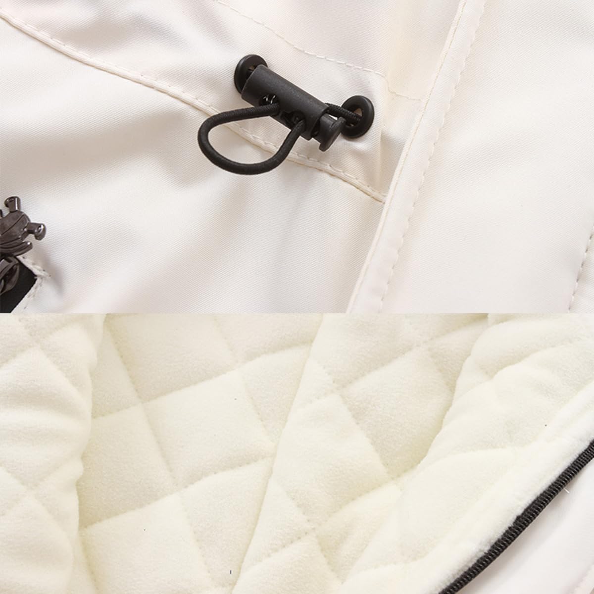 Bambino Tuta da Neve Pagliaccetto Inverno con Cappuccio Tutina Ragazzi Di Spessore Imbottito Snowsuit