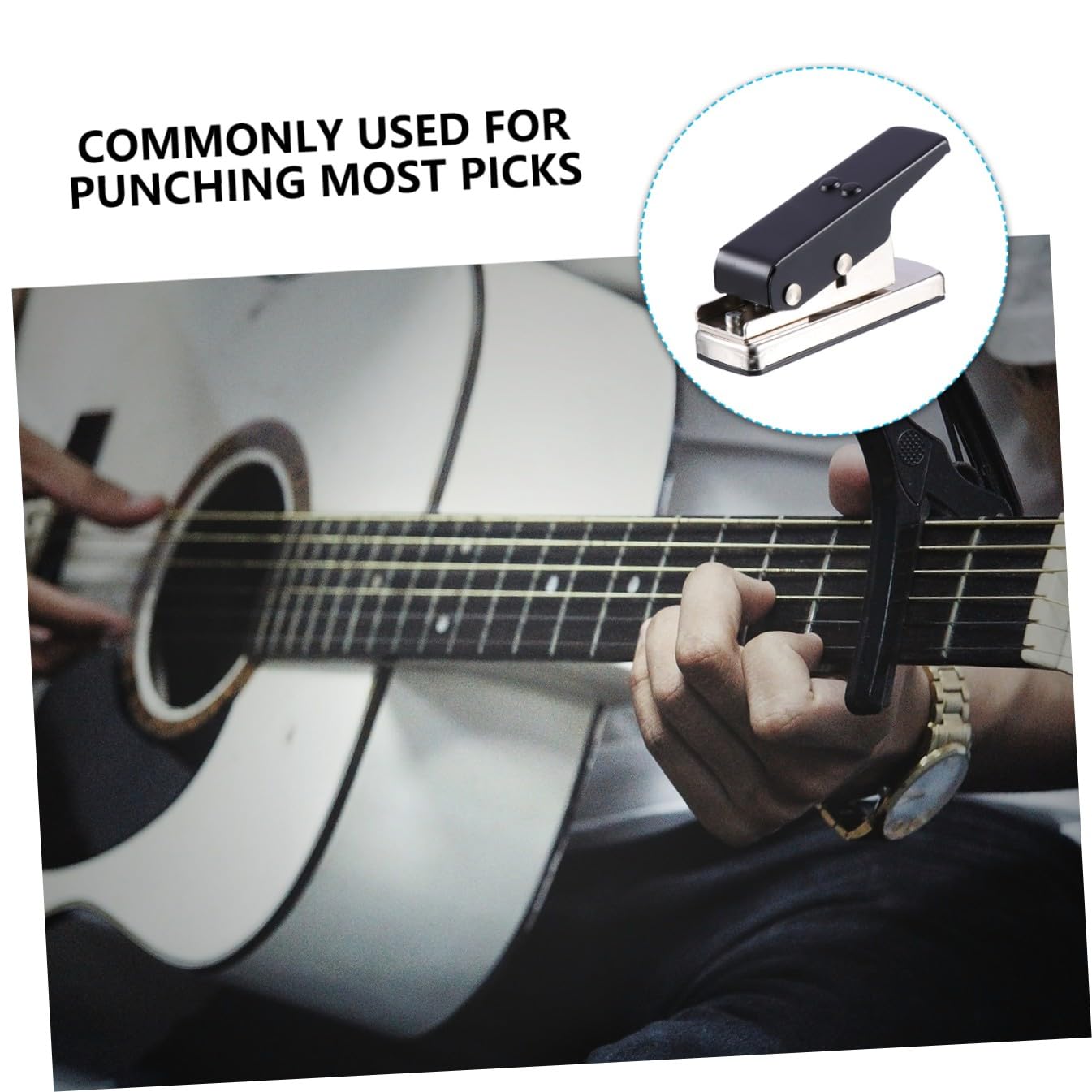 1pezzi Plettri Fai da Te per Chitarra Perforatore per Plettro Accessori per Plettro Strumenti per Costruzione di Chitarre Pickup per Chitarra