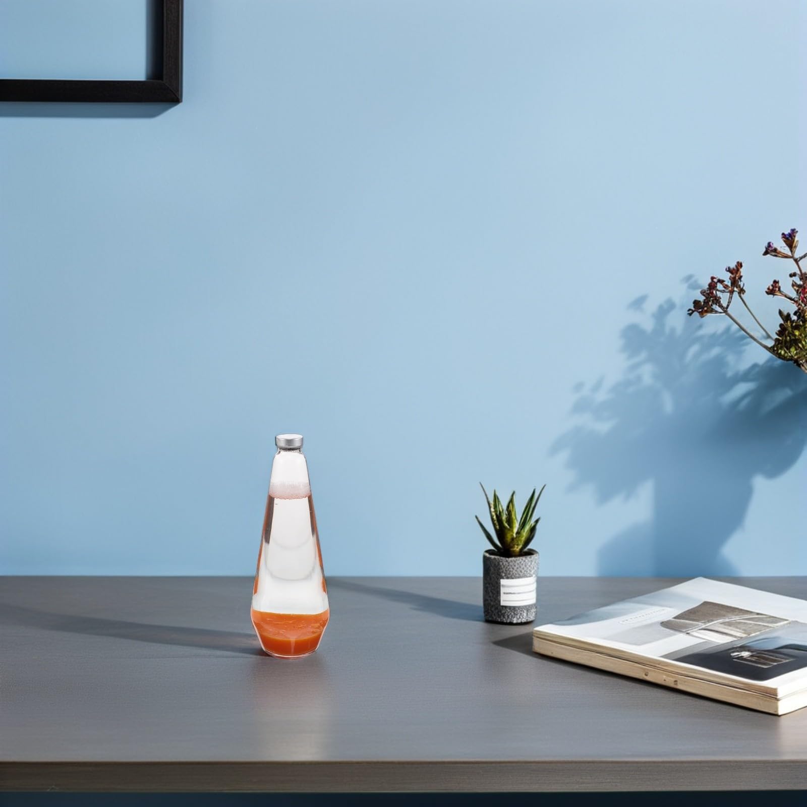Happyyami Wachsflüssigkeitsbehälter für Lavalampe Reparaturset, Glas