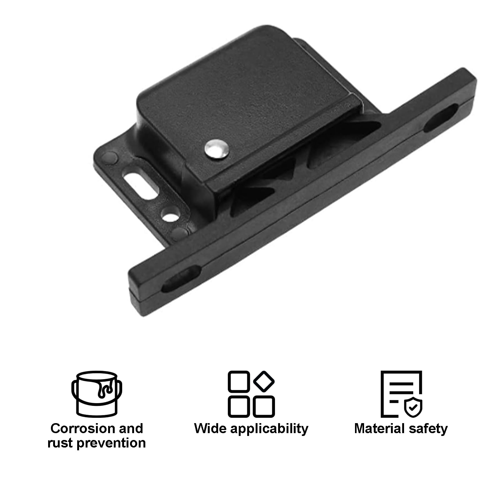 Hardware Camper 4 Set Chiavistelli Per Cassetti Camper - Fermagli Sicurezza Per Armadietti Ufficio E Casa Chiusure Push To Open