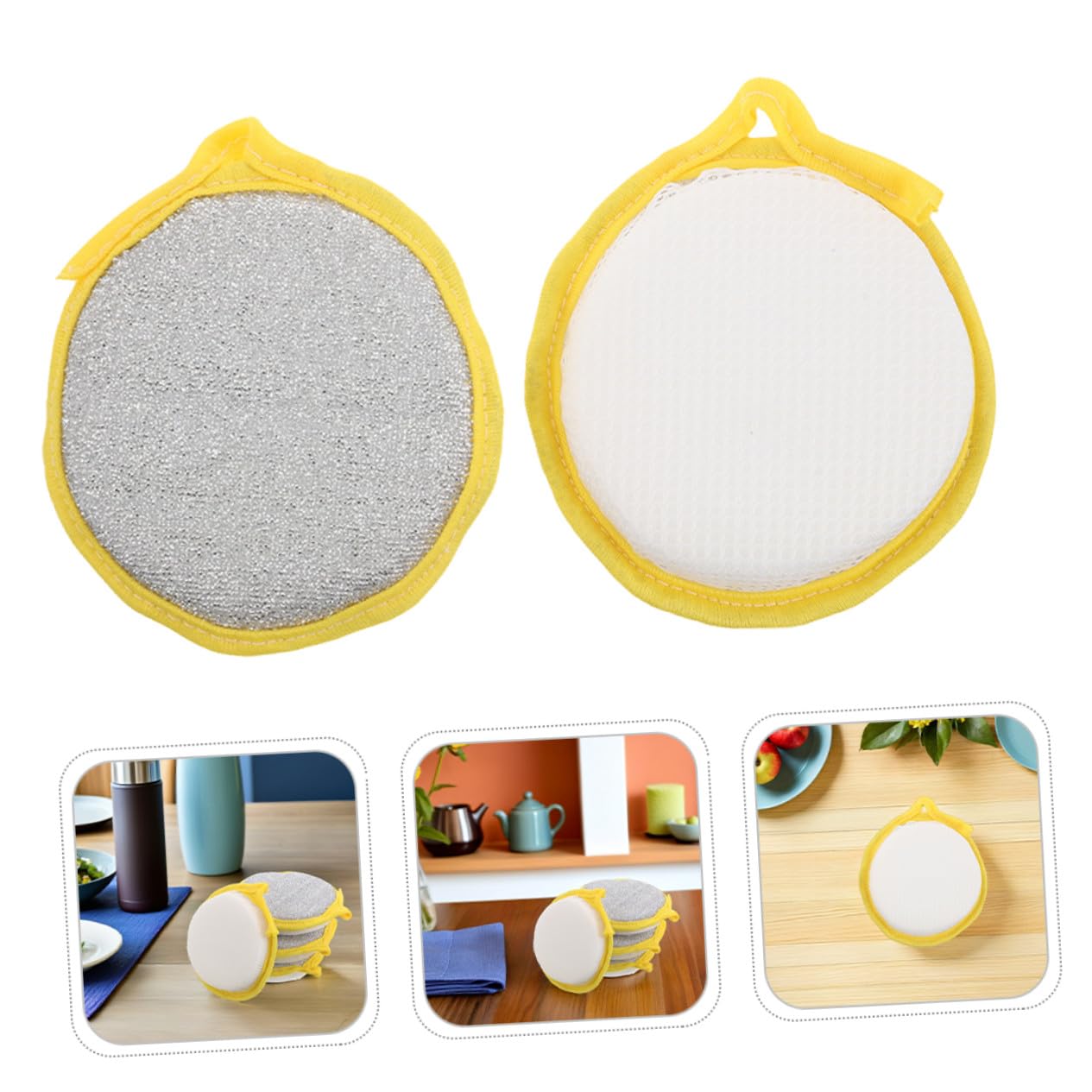 Esponjas de Cocina de Doble Cara para Lavar Platos, 50 Piezas
