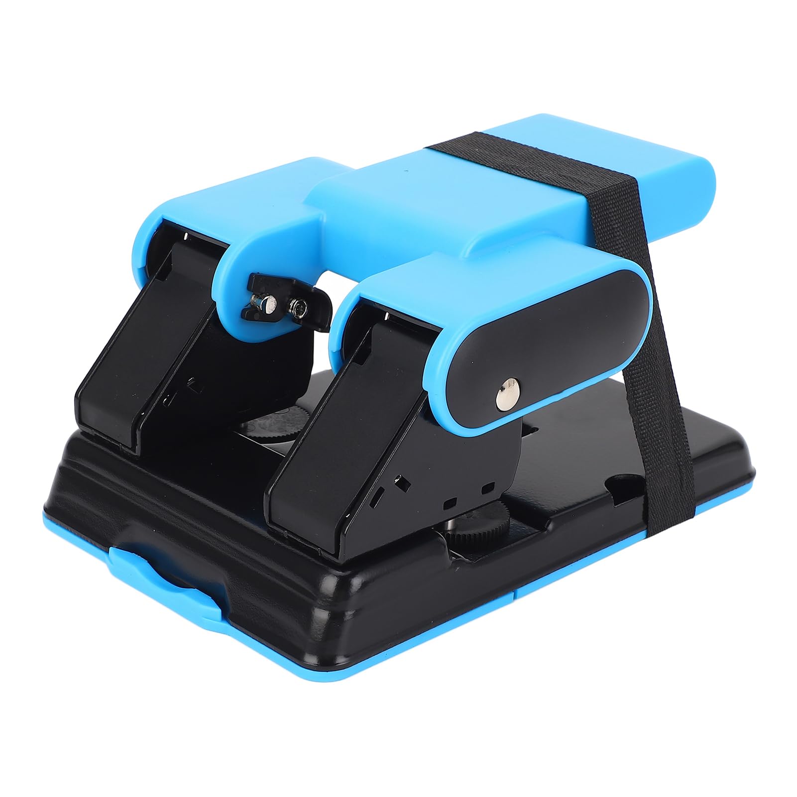 Perforatore professionale a 2 fori Perforatore doppio foro resistente per carta A4 con capacità di 70 fogli Spaziatura 70 mm 80 mm Maniglia ergonomica per uso ufficio Costr