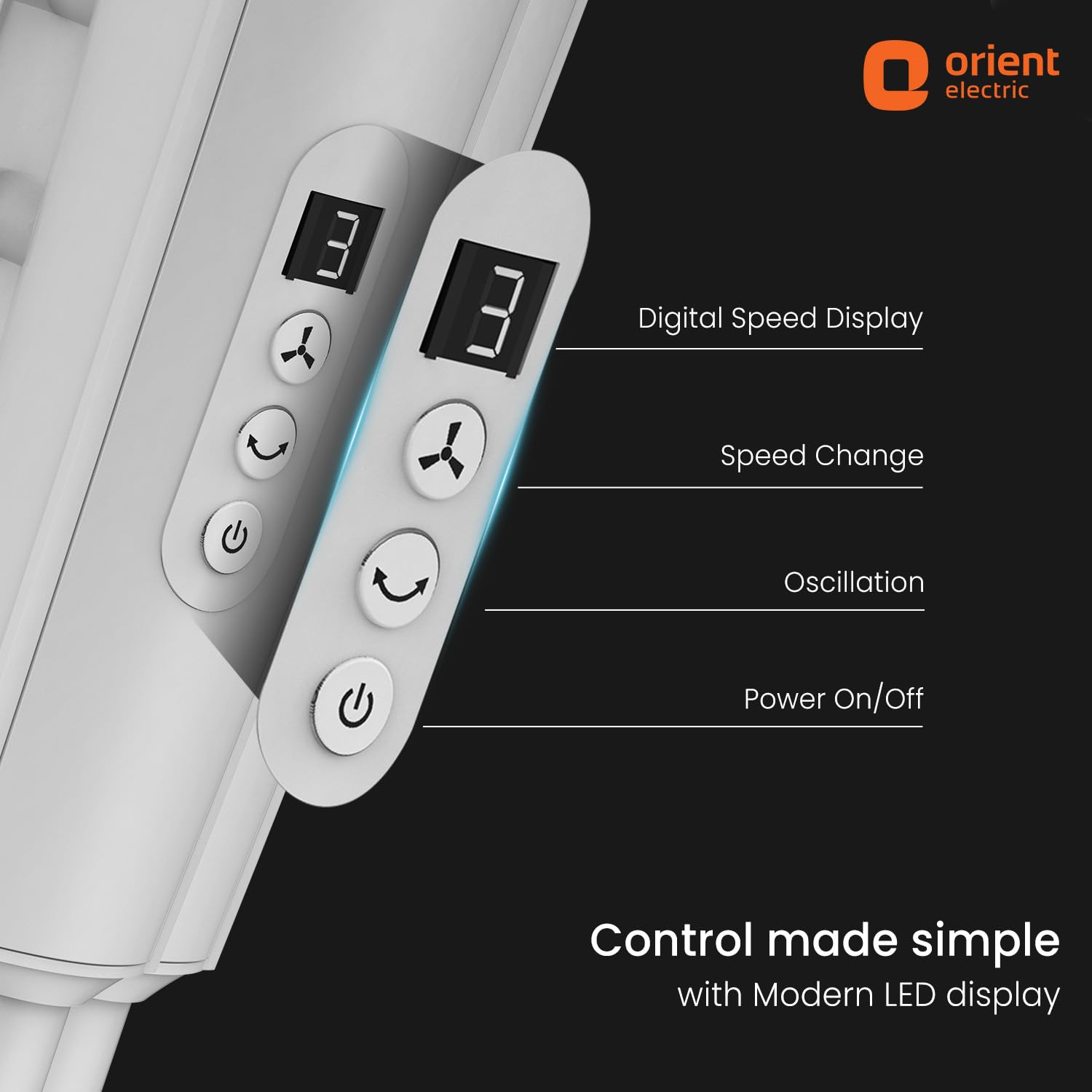 Orient Harrier Fan: Energy-Saving & Quiet Cooling -7 Orient Harrier Fan: Energy-Saving & Quiet Cooling -7