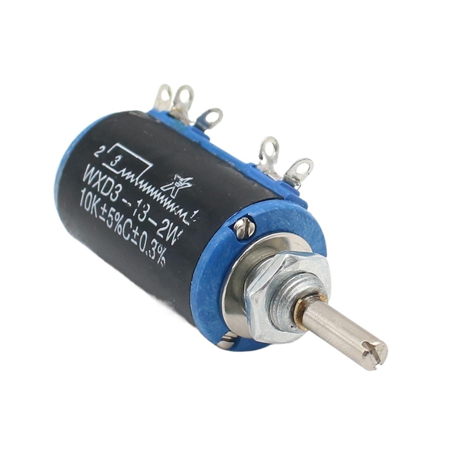 1PCS WXD3-13 2W Potentiometer 100 200 220 1K 2.2K 3.3K 4.7K 5.6K 6.8K 10K 22K 33K 47K 100K Ohm WXD3-13-2W (Color : 4.7K Ohm)