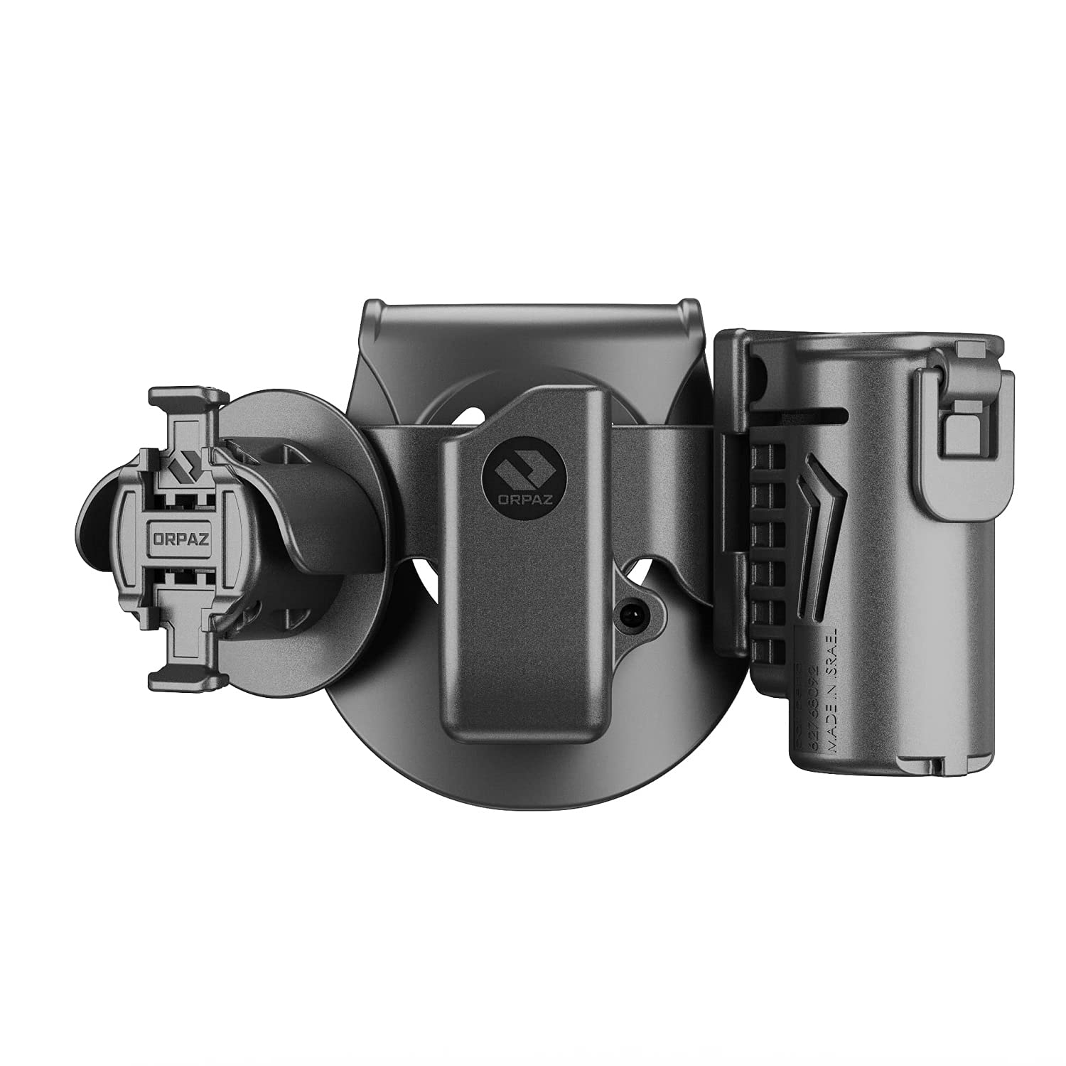 Orpaz Handcuff Holster, Handcuff Holder, for DS Metal Mags, Pepper Spray & 9mm Mag Pouch Combo - Unisex - Will Improve Your Tactical Appearance