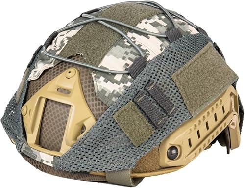 Miniatura 5 de Lancer Tactical Funda de casco para cascos MH, PJ y BJ Fast  Militar, Paintball, caza y equipo de tiro  Hecho de nailon 1000D