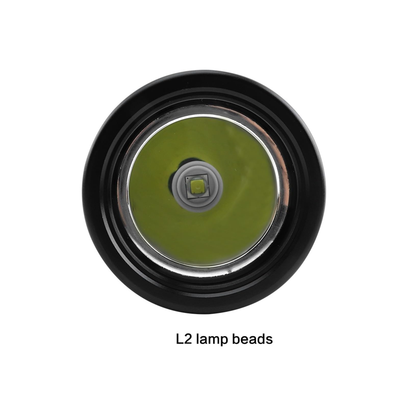 Latarka do nurkowania, Latarka do nurkowania L2 LED 1050LM pojedynczy plik IP68 podwodna latarka 150M 18650 lampa nurkowa latarnia do sportów podwodnych(No Battery)