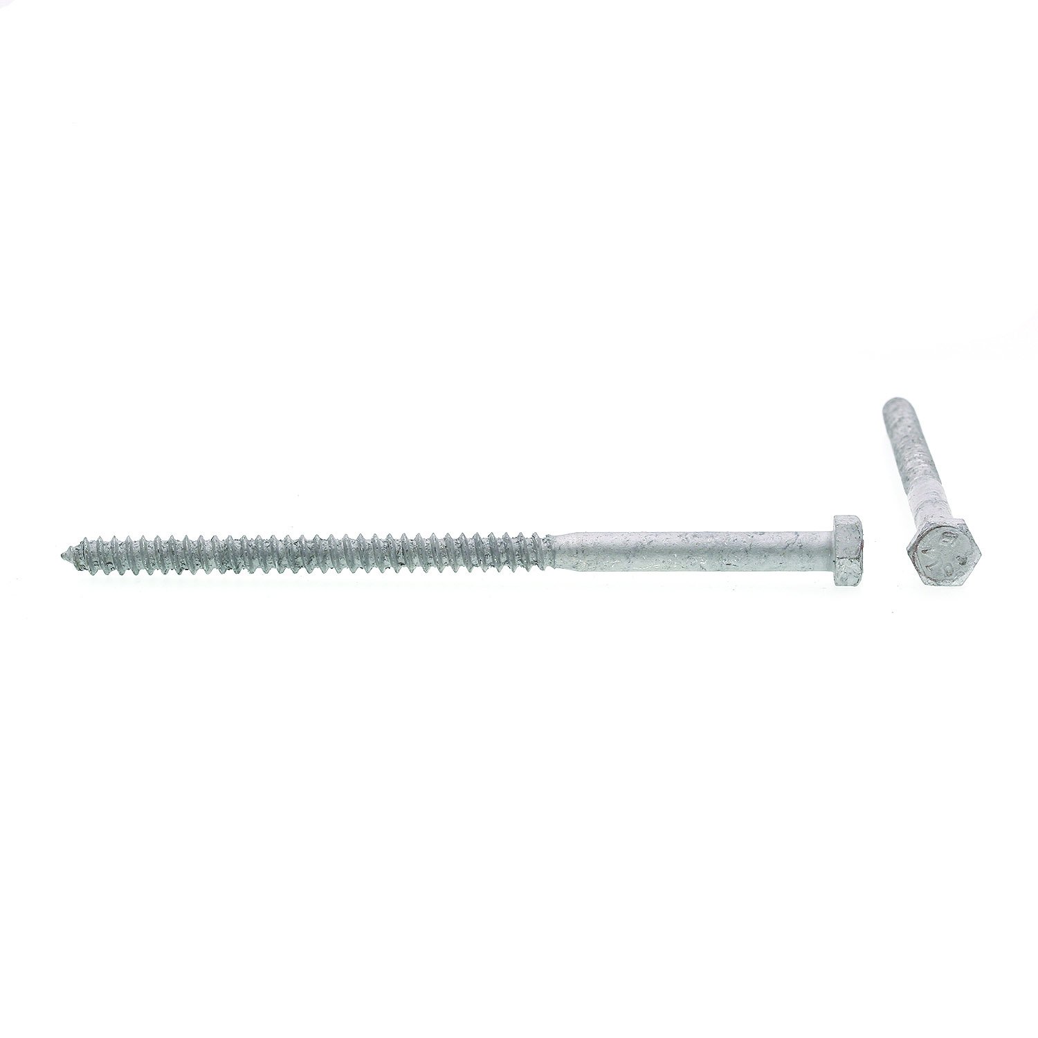 Prime-Line 9056011 Hex Lag Screws, 5/16 In. X 6 In., A307 Grade A Hot Dip Galvanized (50 Pack)