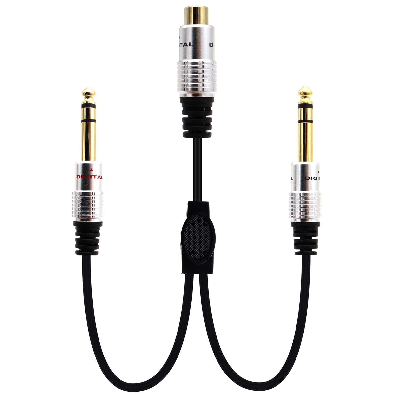 Disscool Gold-plated Y Splitter Cord