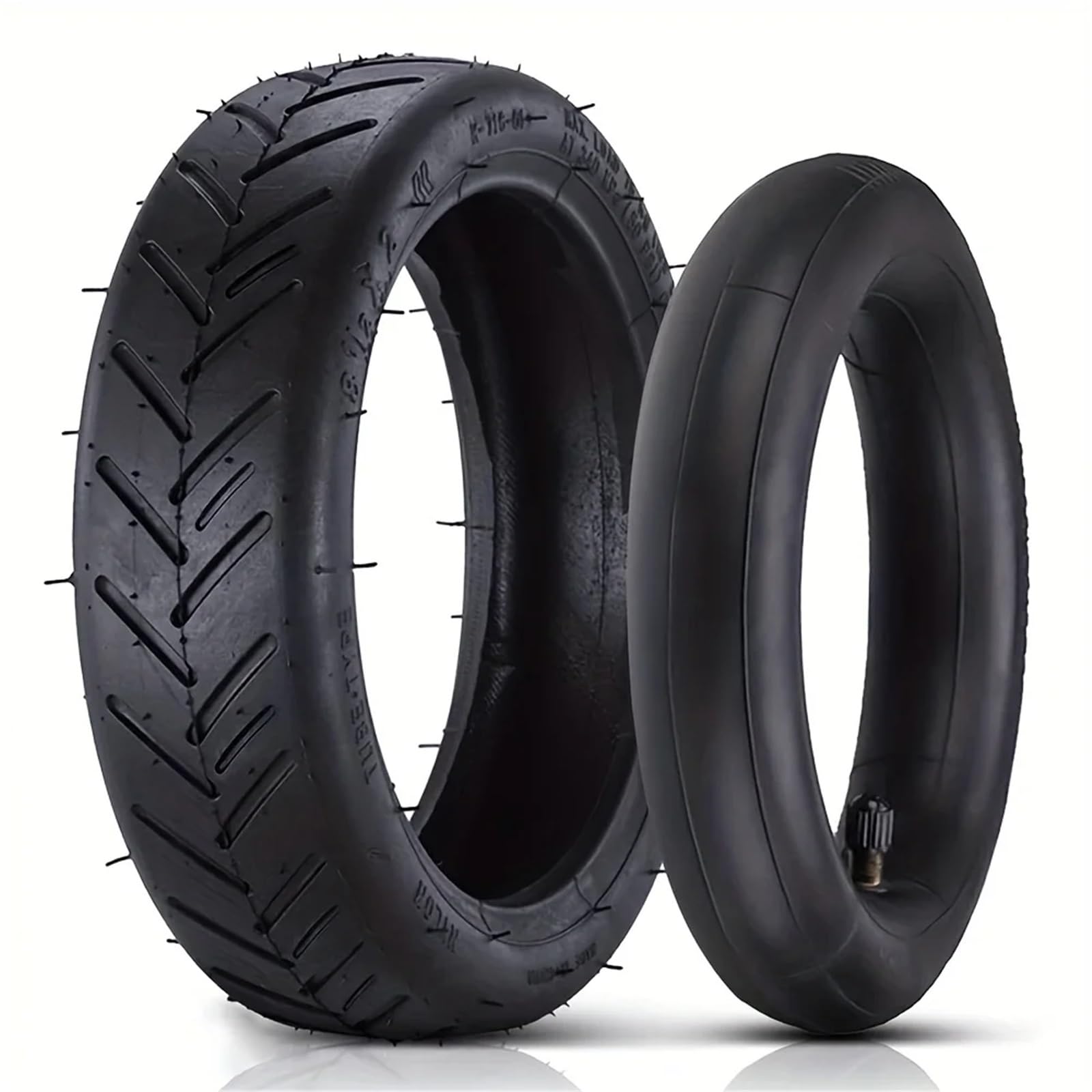 Camera d'Aria per Monopattino Elettrico Pneumatico esterno da 8,5" e camera d'aria for scooter elettrico, pneumatici in gomma gonfiabili di ricambio for ruote anteriori e posteriori(2pcs Outer Tire)