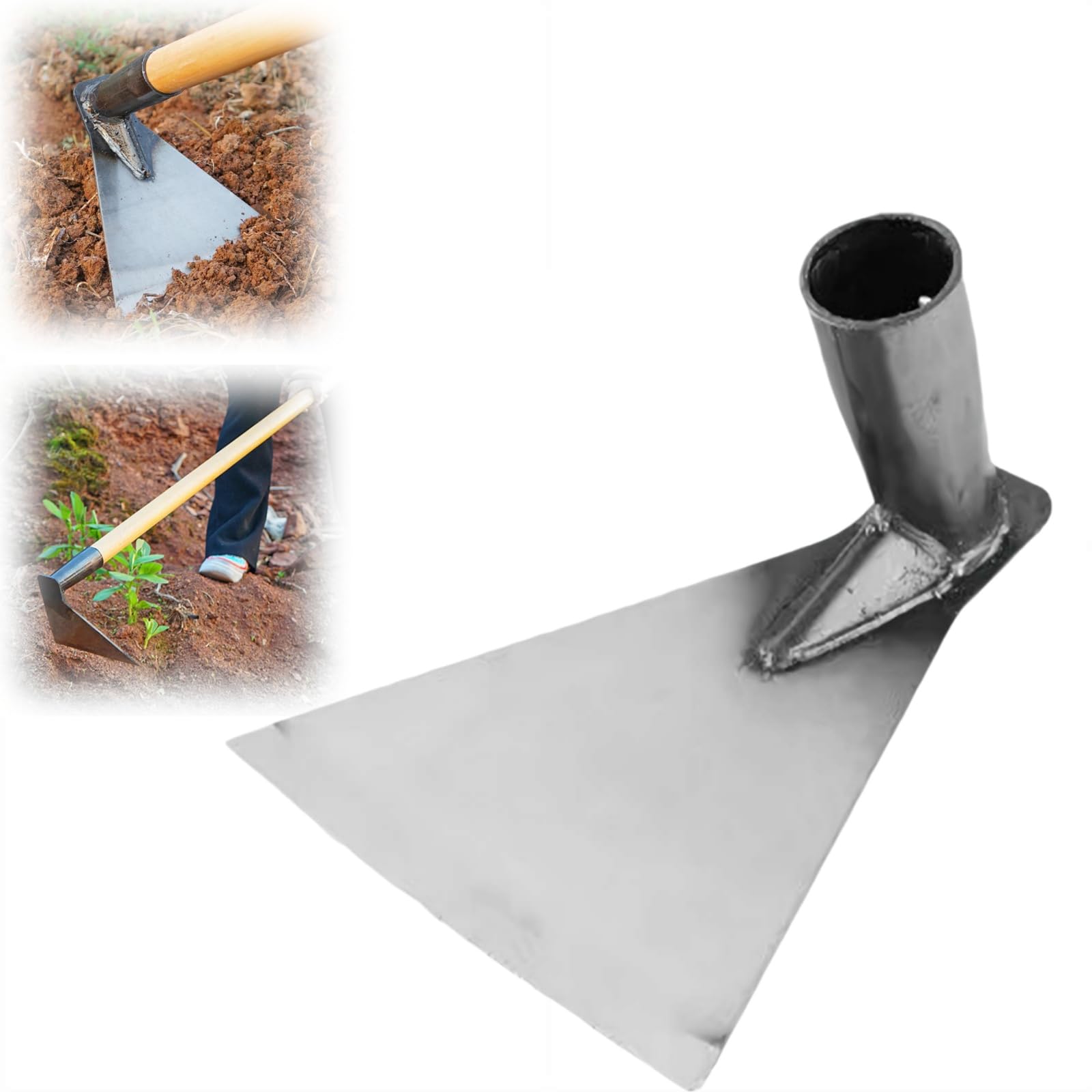 Heavy-Duty Steel Farm Gardening Weeding Hoe Head, 2025 New Replacement Handheld Grub Hoe Garden, Garden Tools, Heavy Duty Hoes, Head Farm Hoes,Garden Tools for Weeding