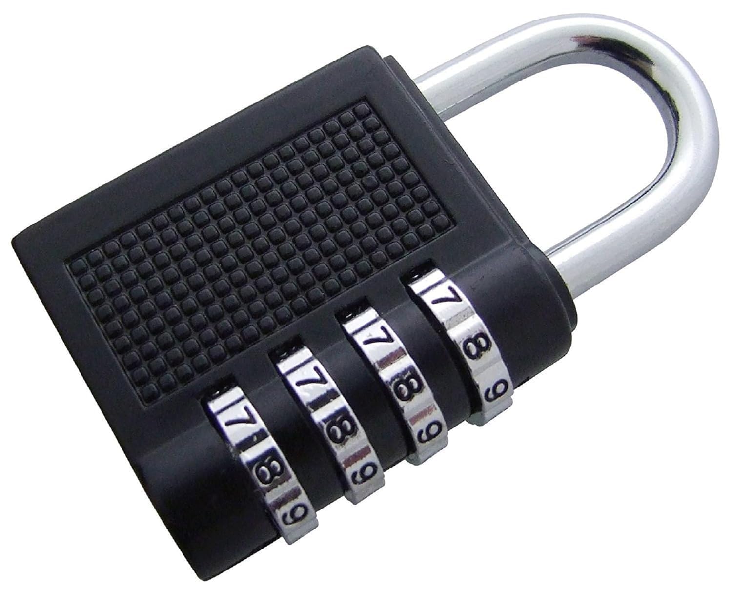 SBA PRIME Zinc 4 Digit Combination Padlock | Waterproof Outdoor Locker Lock for School, Gym, Fence, Toolbox, Gate & Storage (Black, 1 Pack) 2
