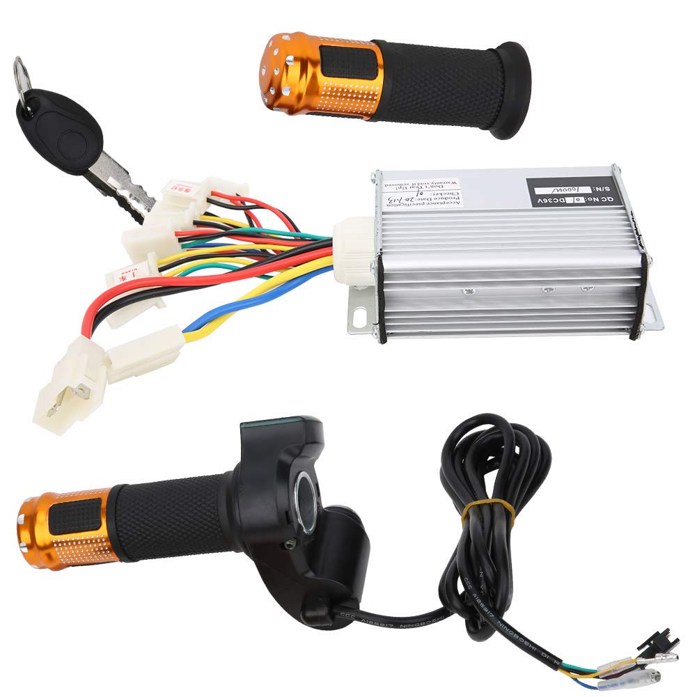 Ensemble de poignées d'accélérateur pour contrôleur de vélo électrique 36 V 1000 W, poignée d'accélérateur universelle avec écran d'affichage, boîtier de commande en alliage