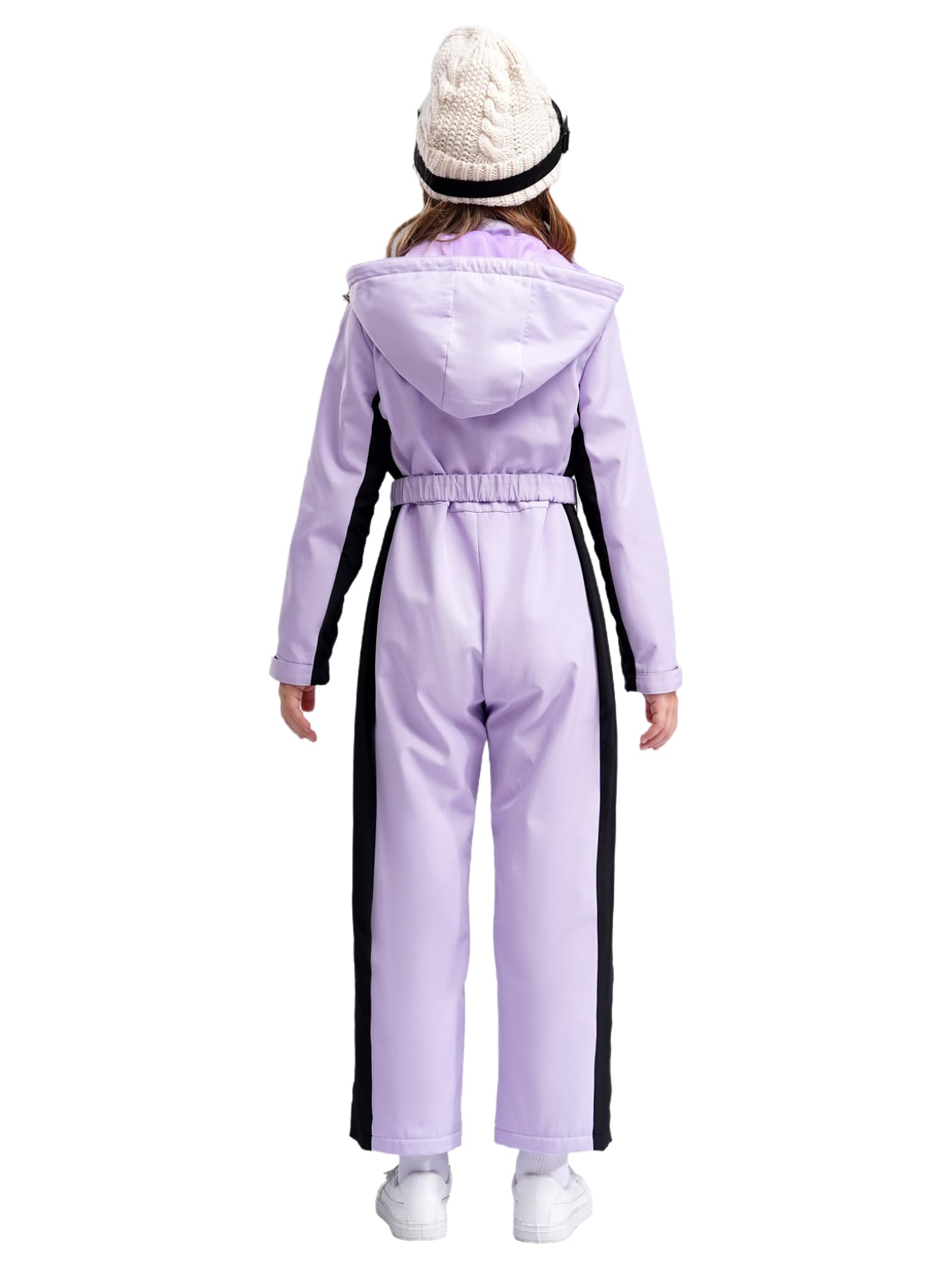 Costume Snowboarder Ragazze Ragazzi Tuta da Neve Salopette Lunga Jumpsuit Manica Lunga Pantaloni Impermeabili per Attività all'Aperto Invernali sugli Sci