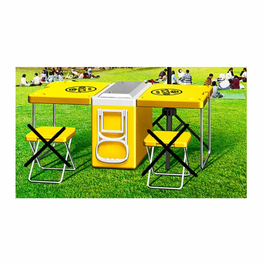 のどごしキャンペーン！クーラーボックス➕テーブル➕パラソル 全セット のどごし生キャンペーン! クーラーボックス、テーブル、イス のどごし