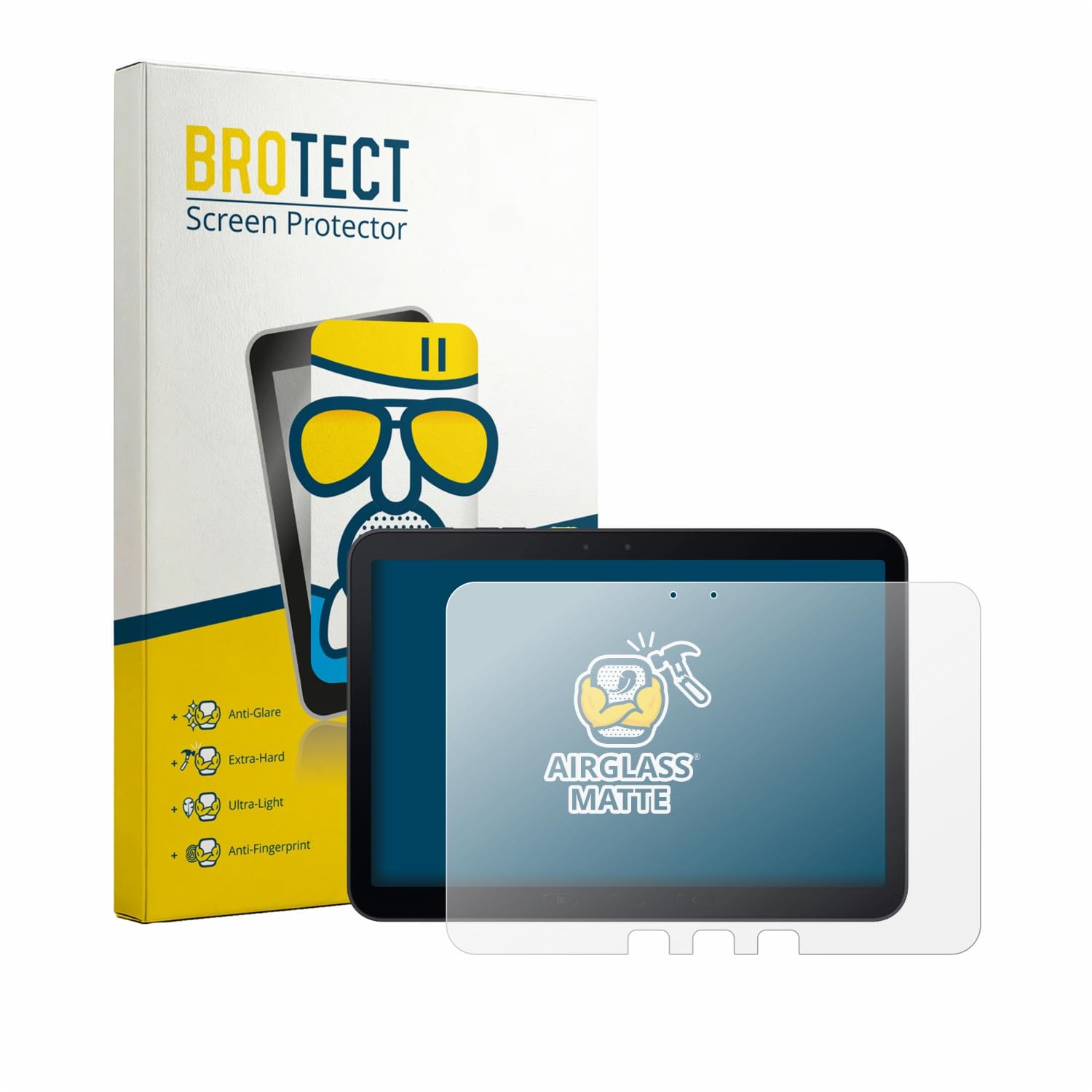 BROTECT Protector Pantalla Mate Cristal para Samsung Galaxy Tab Active 5 Pro (3 Unidades) Protección Anti-Reflejos