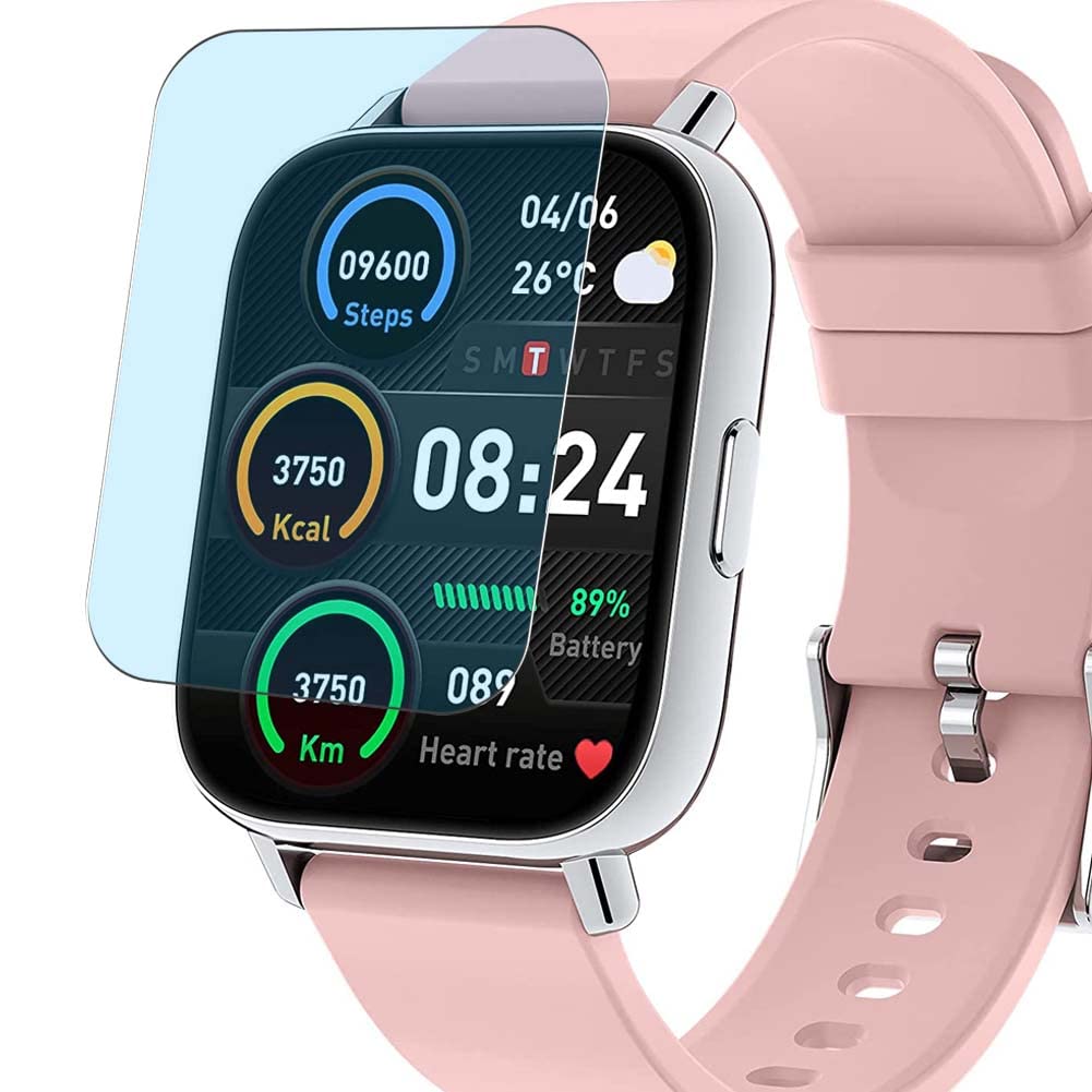 Vaxson 3-Pack Anti Blue Light Screen Protector, compatible with Ordtop Togala P32 P32A 1.69" Smartwatch smart watch, TPU Guard Film Protectors Sticker [NOT Tempered Glass Case Cover ]