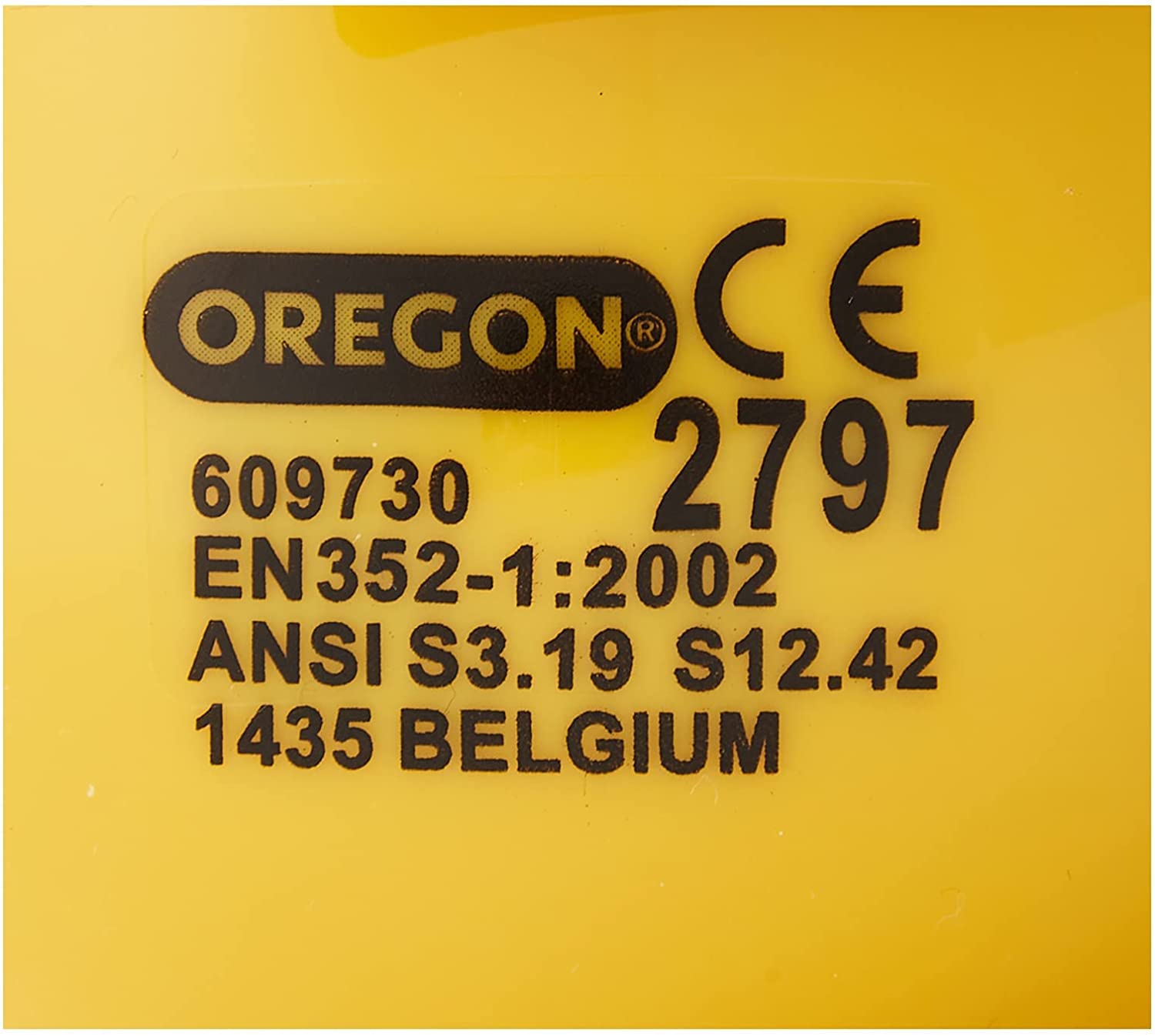 Oregon Browguard, ochrona uszu i przezroczysty wizjer, kombinacja PPE, regulowana ochronna osłona twarzy z redukcją szumów nauszniki przymocowane do osłony głowy, do leśnictwa, ogrodnictwa