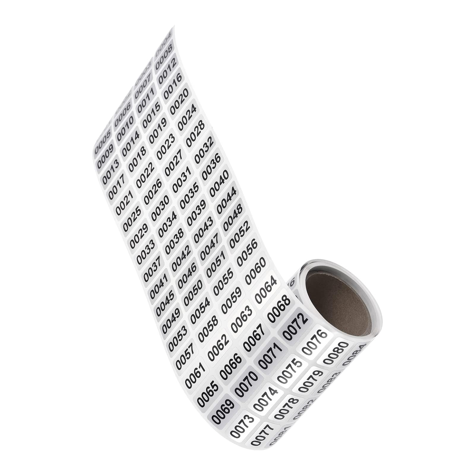 TA-VIGOR Number Sticker Labels 1-1000, Consecutive Number Stickers Inventory Label for Office Warehouse Numbering Classification, 1 Roll