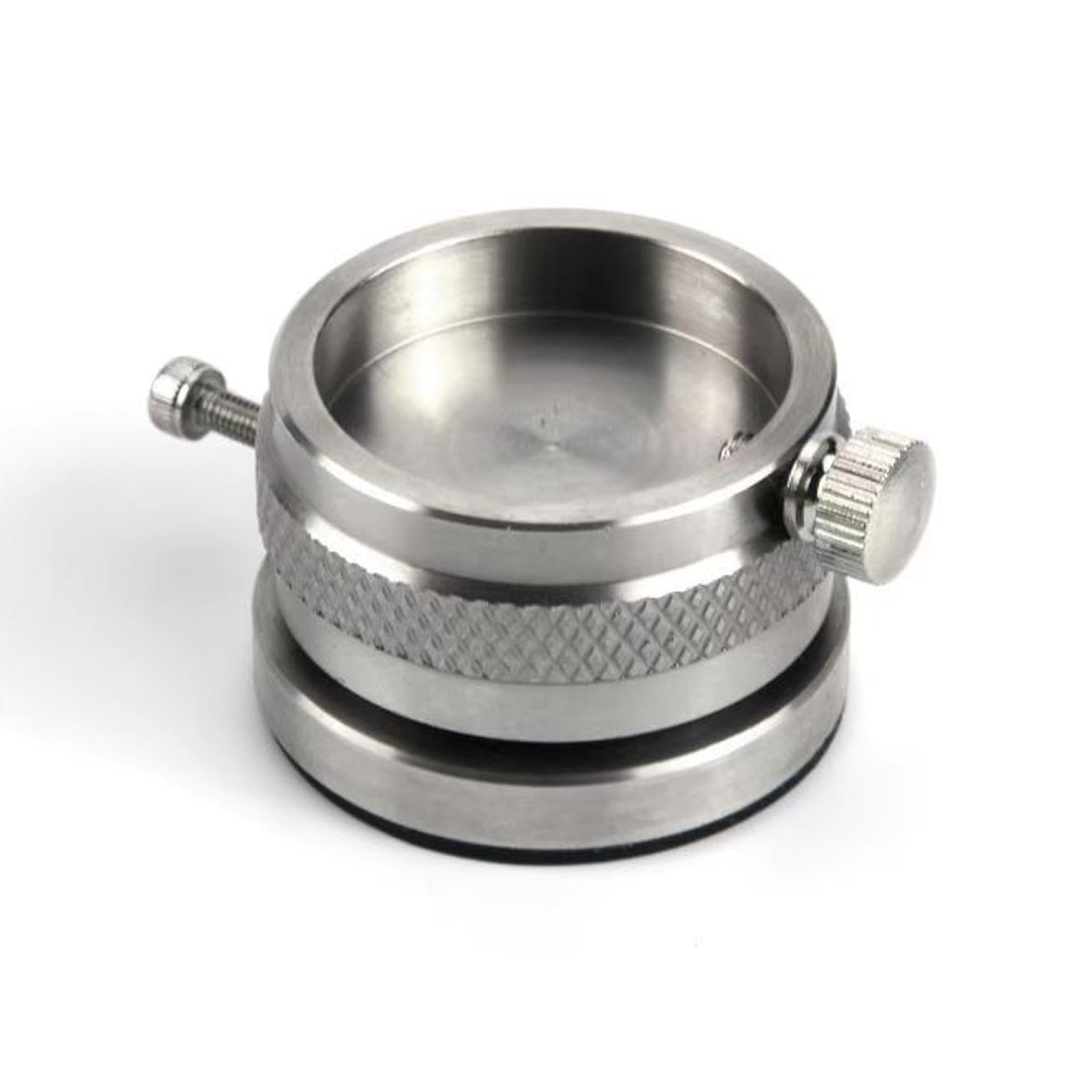Juego de soporte de movimiento de reloj con base giratoria | herramientas de ajuste de movimiento estable, equipo esencial para reparación de relojes, herramienta de reparación de