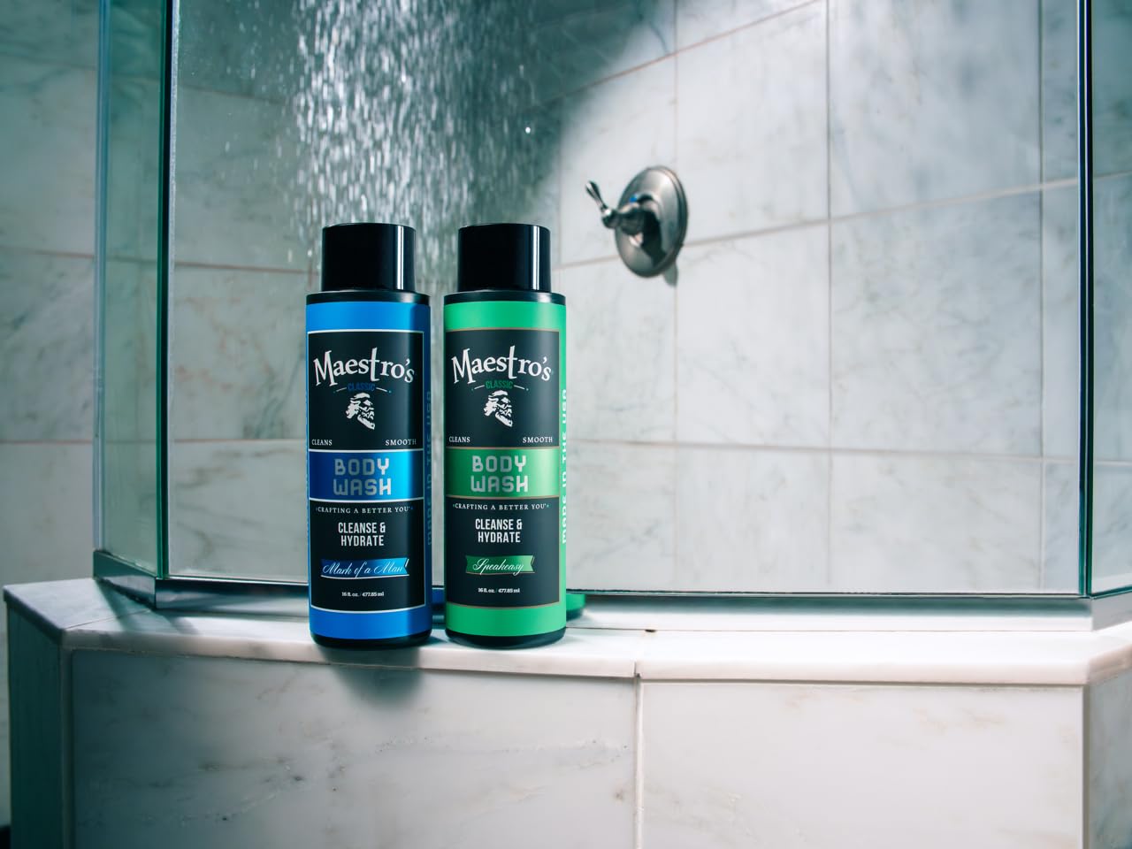 Maestro's Classic BATH WASH - Conditioning Bath Wash, Cleans and Hydrates, Mark of Man Blend, 16 Ounce - Image 4