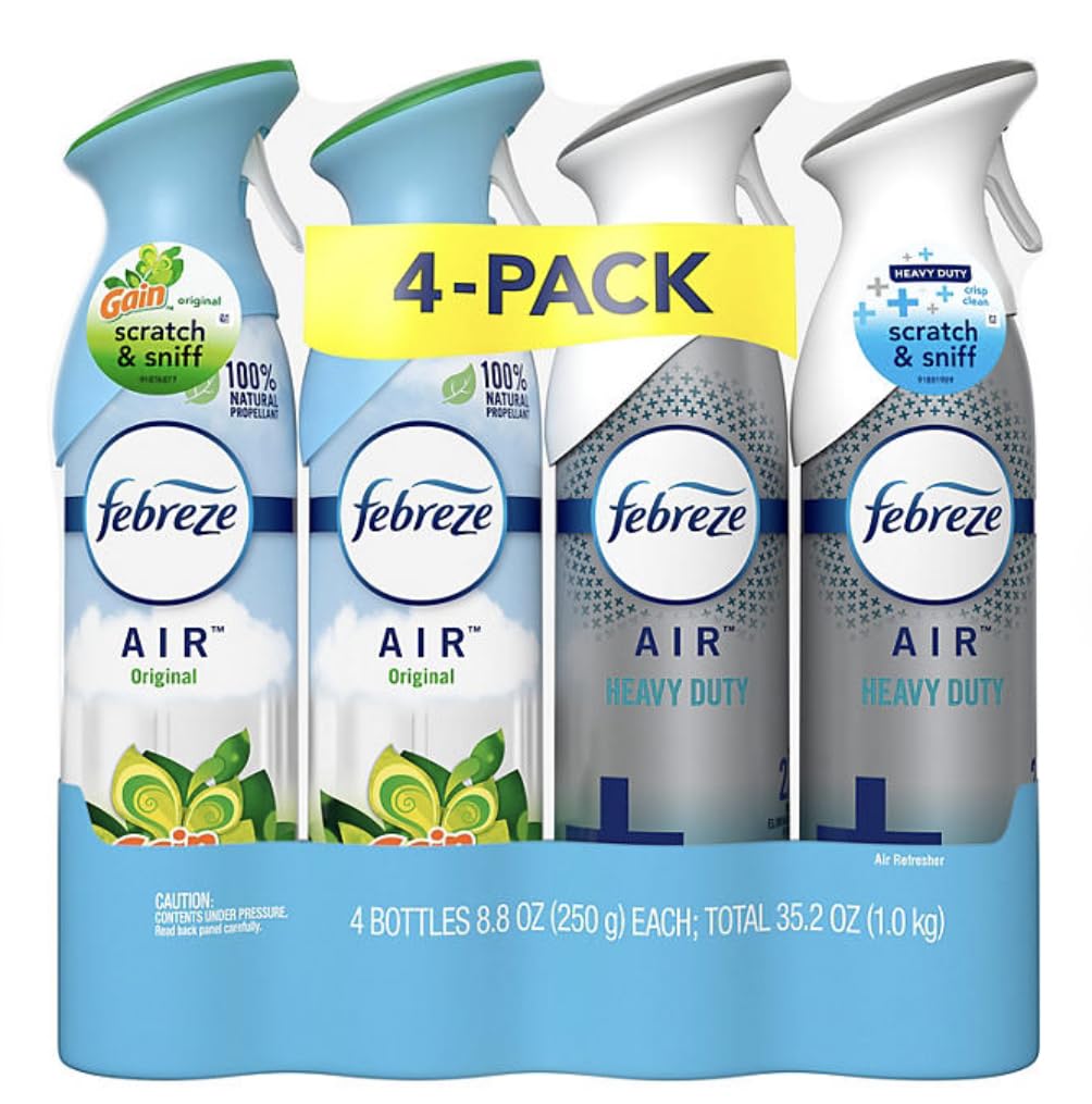 Generic Original Gain and Heavy Duty Febreze 1 17 Ounce Pack of 30 Blue