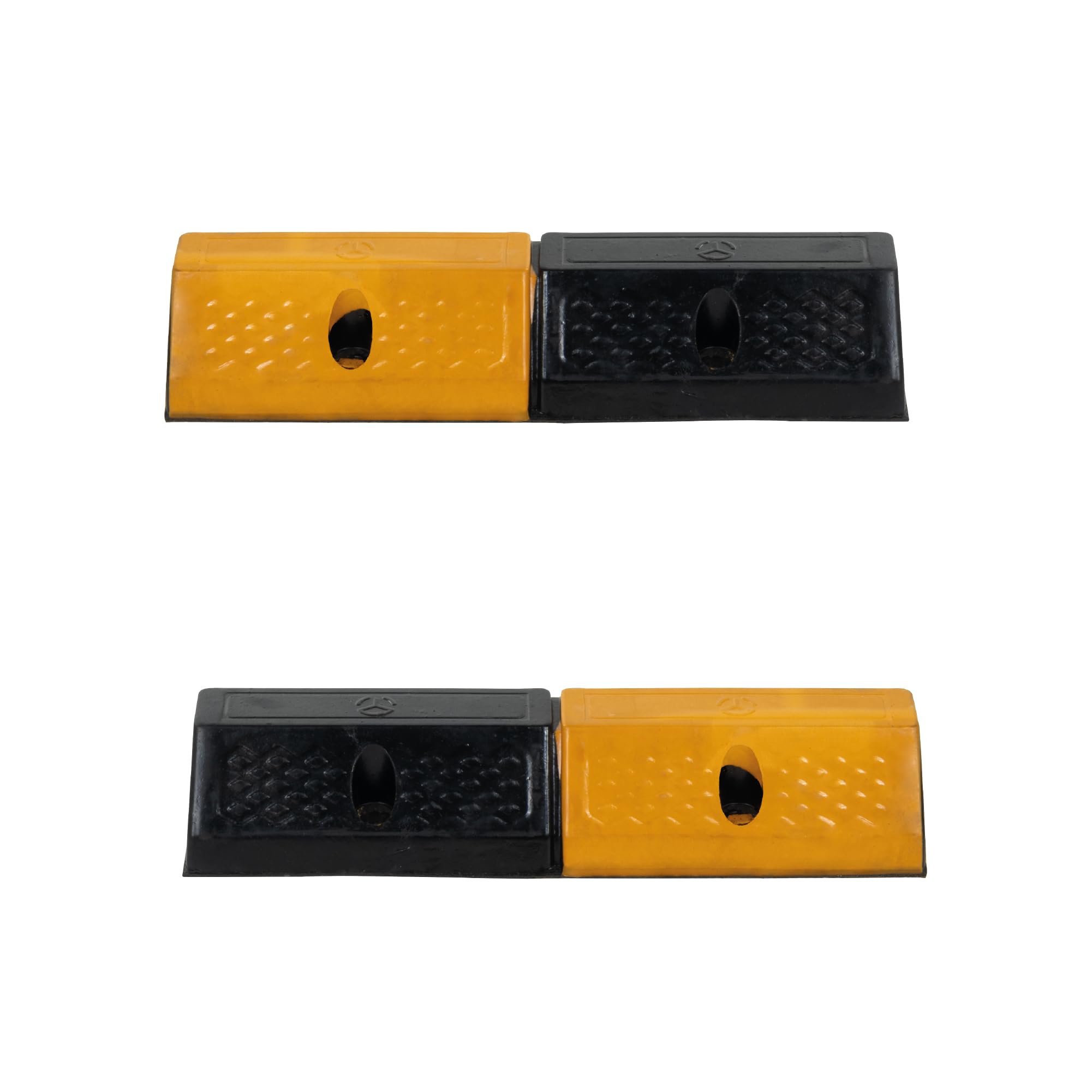 Tope para Estacionamiento 49x15x9cm – Protector de Suelo para Garaje – Calzos para Coche - Tope de Parking 490mm - Tope de Ruedas Antideslizante para Estacionamiento Seguro (1)