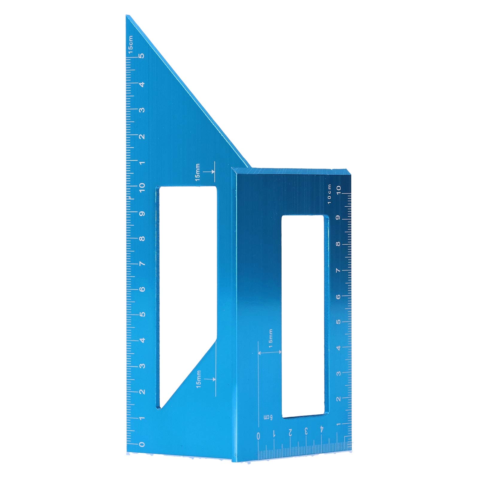 Lineal, 45°/90° T-Winkelmessgerät, gerades Lineal, hochpräzises aus Aluminiumlegierung mit einem Bereich von 0–150 mm