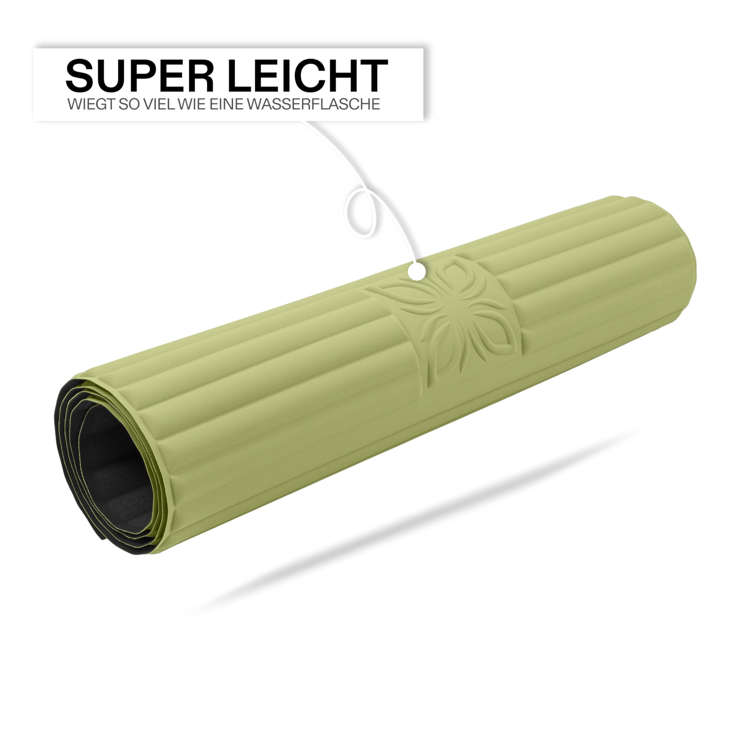 COMFY™ 190x70cm, 8mm dick, Weiche Polsterung, Rutschfest, Perfekt für Fitness, Yoga und Pilates