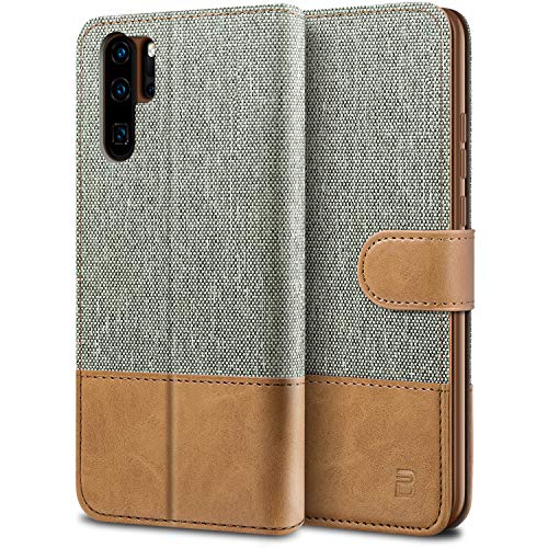 BEZ Coque pour Huawei P30 Pro, Etui pour Huawei P30 Pro Housse en Cuir de Protection, Portefeuille en Cuir Polyuréthane, Crochet, Pochette pour Monnaie,...