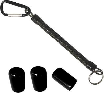 Pinpointer Tip Protectors and Lanyard for Garrett Pro-Pointer at, II Black