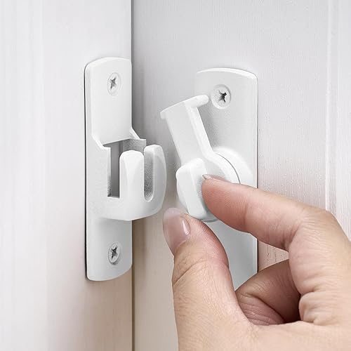 Pestillos de puerta de granero, cerradura de puerta de 90180 grados, herrajes para puerta abatible, pestillo de bloqueo de puerta de ángulo recto,