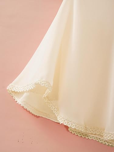 Loyan Girls Kids Wedding Party Dress Cover Up Open Front Summer Blouse Bolero Shrug Tops Chiffon Cardigan(Champagne,1-5 Years)