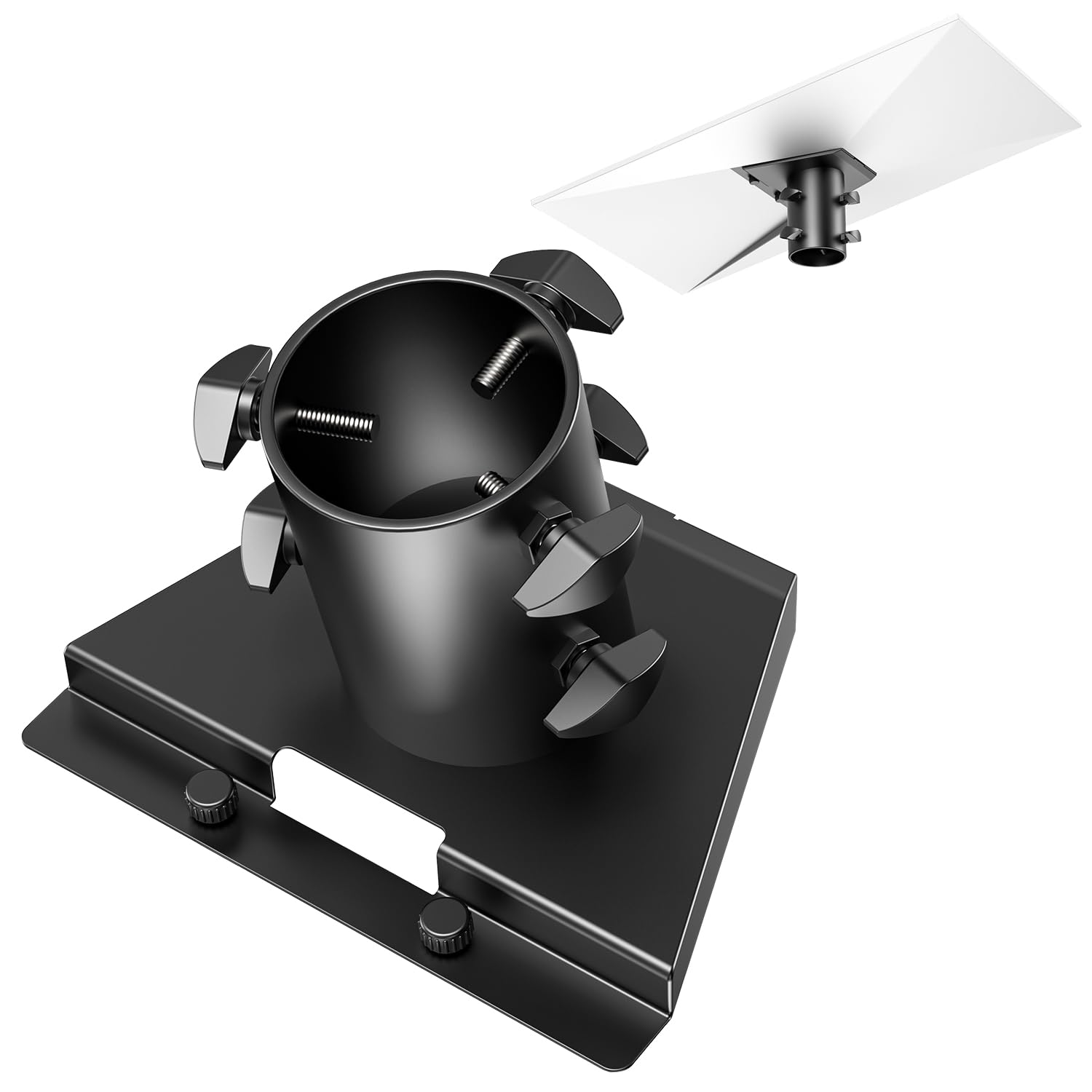 Starlink Gen 3 Pipe Adapter, Starlink Gen 3 Mount, Starlink Pole Mount, Starlink Mounting Kit for Starlink Standard 4/4X/V3,fits masts from 1.1-2.1in (28-54mm)